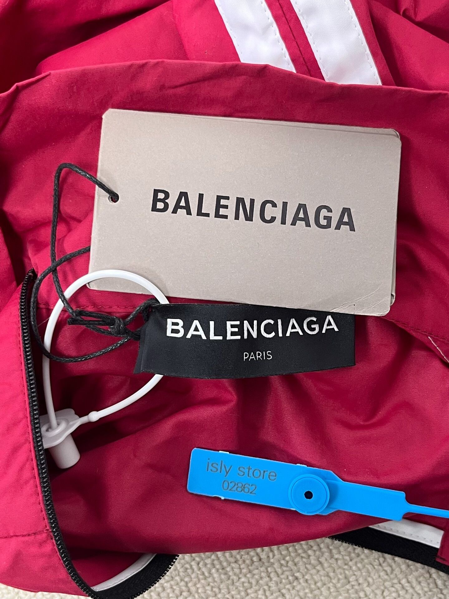Balenciaga Balenciaga Logo Zip-Up Jacket for Women Size M / US 6-8 / IT 42-44 - 4 Thumbnail