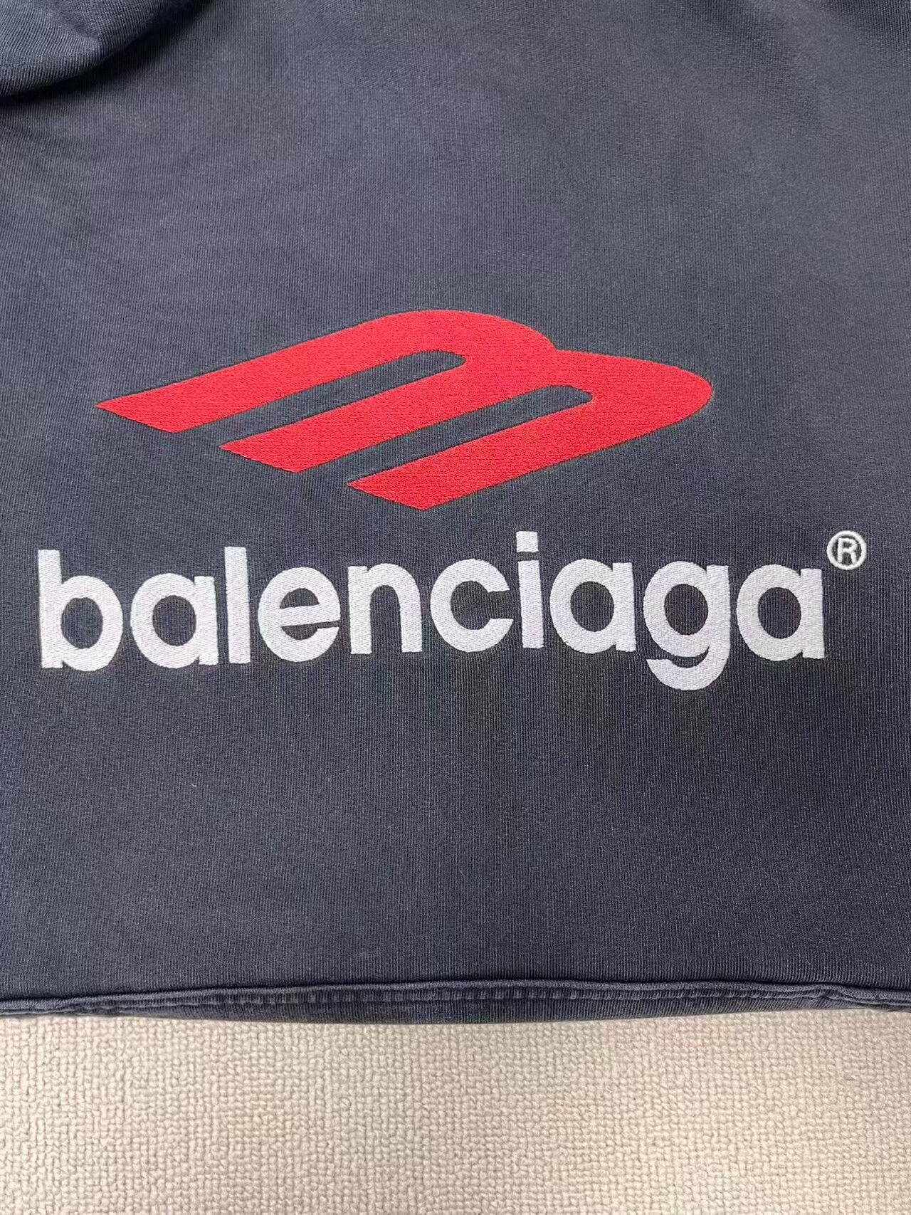 Balenciaga balenciaga graphic print hooded casual sweatshirt Size US M / EU 48-50 / 2 - 3 Thumbnail