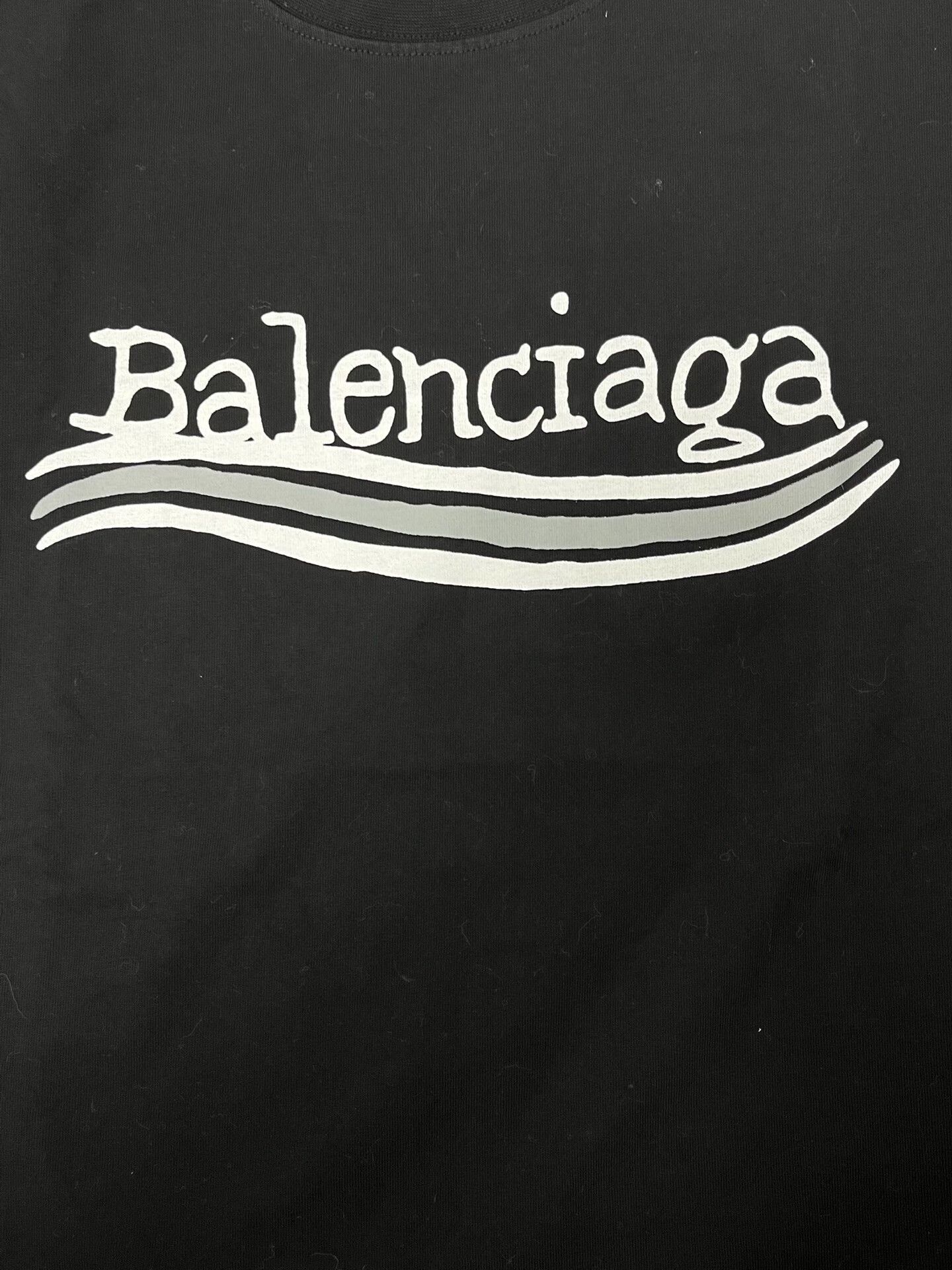 Balenciaga Balenciaga Letter Print Short Sleeve T-shirt Size M / US 6-8 / IT 42-44 - 3 Thumbnail