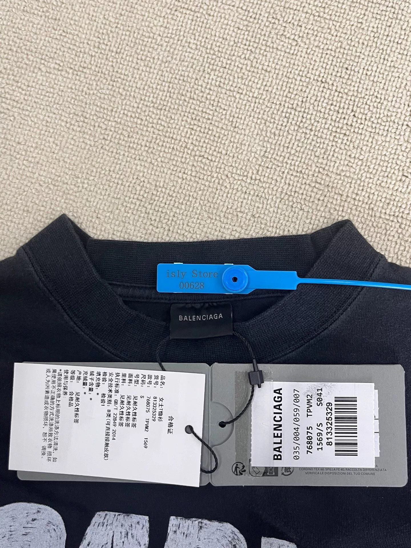 Balenciaga balenciaga logo print short sleeve t-shirt Size S / US 4 / IT 40 - 4 Thumbnail