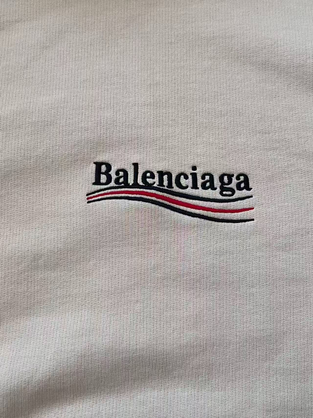 Balenciaga balenciaga logo print hooded sweatshirt men Size US M / EU 48-50 / 2 - 3 Thumbnail