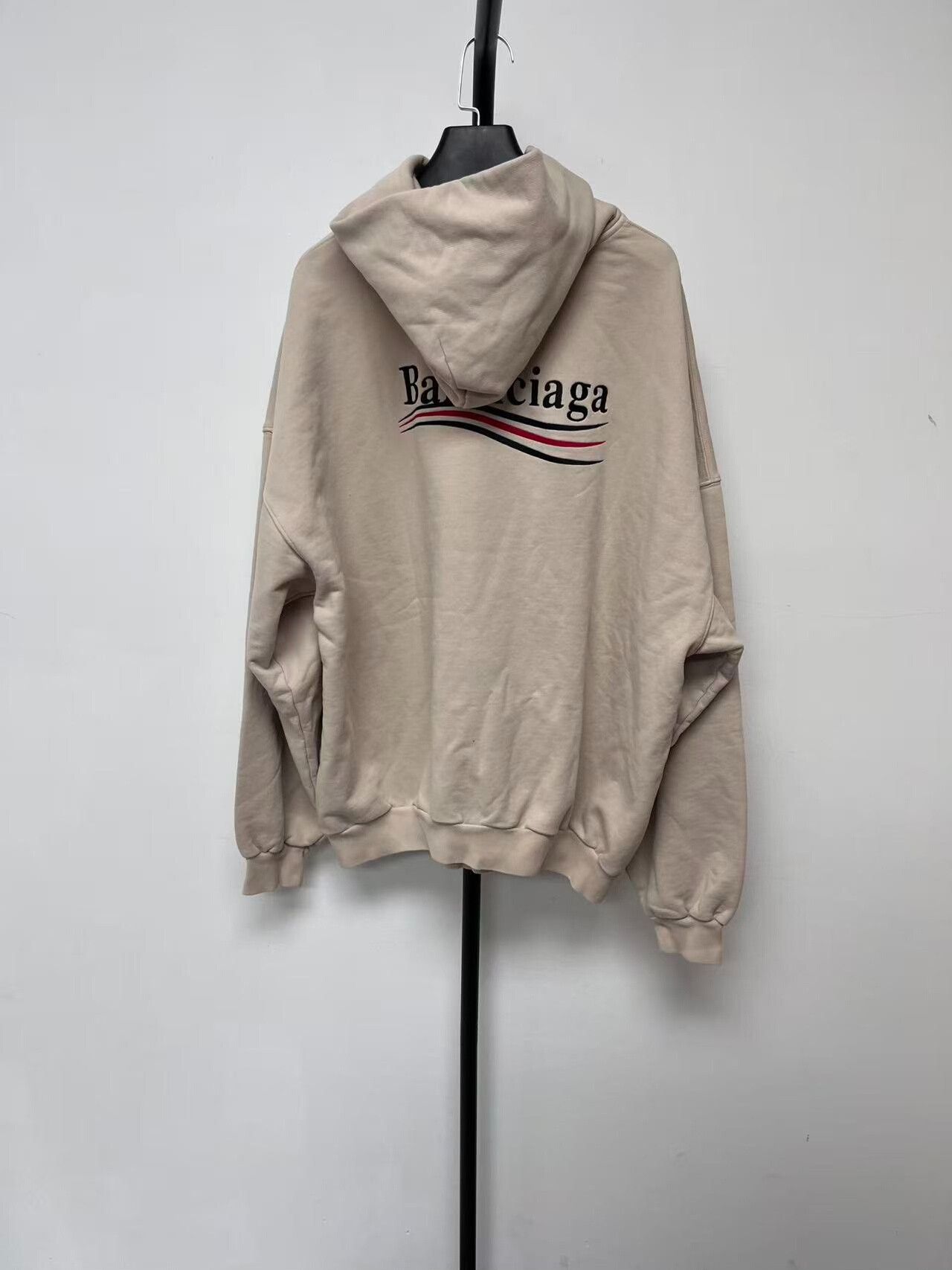 Balenciaga balenciaga logo print hooded sweatshirt men Size US M / EU 48-50 / 2 - 2 Thumbnail