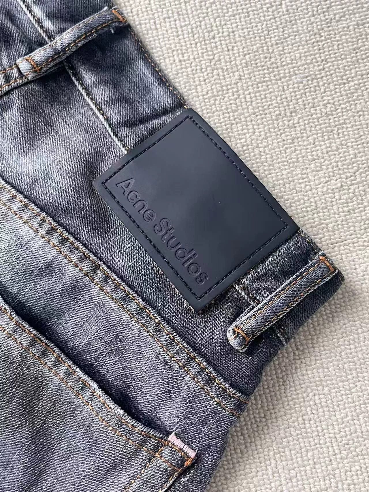 Acne Studios black wide-leg Acne Studios denim pants Size US 28 / EU 44 - 3 Thumbnail