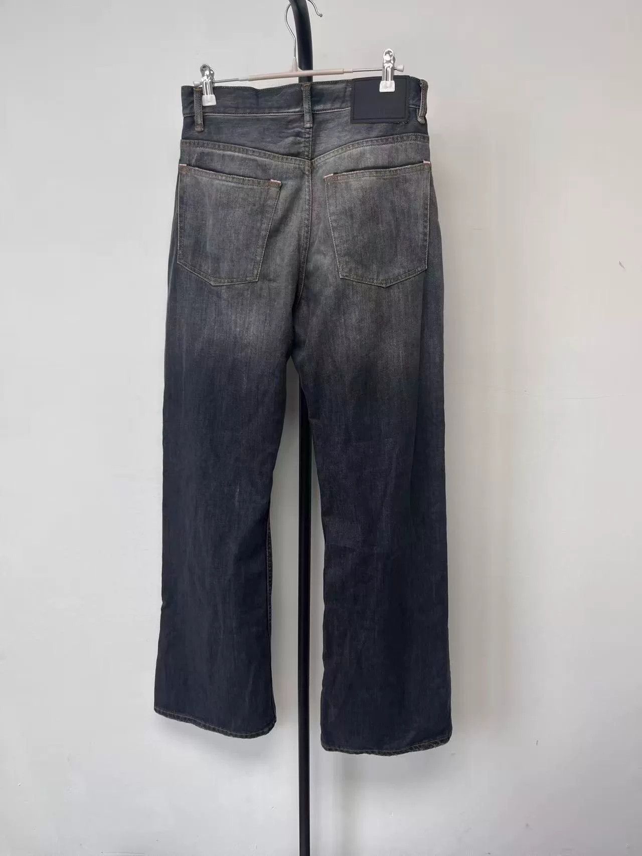 Acne Studios black wide-leg Acne Studios denim pants Size US 28 / EU 44 - 2 Thumbnail