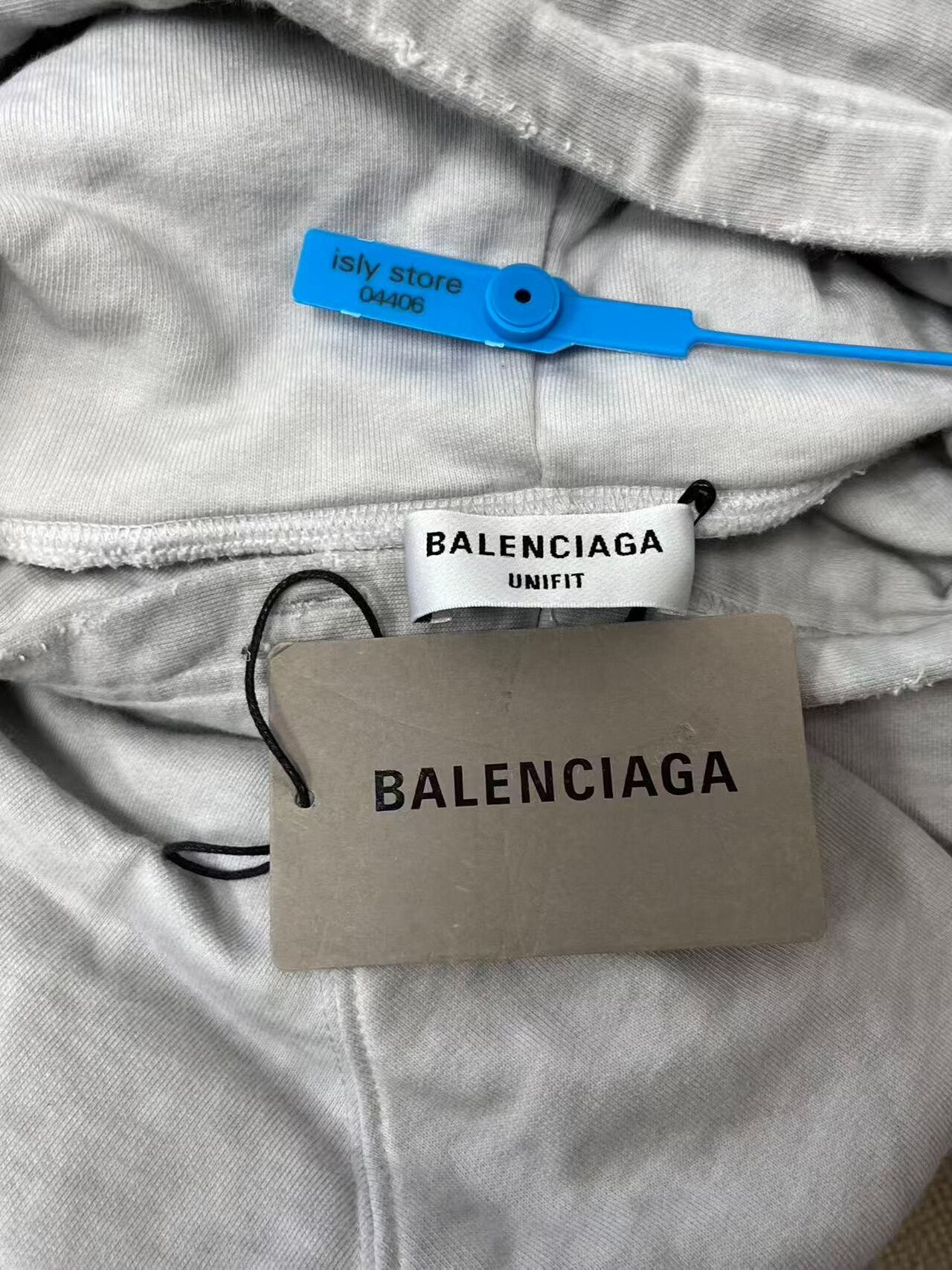 Balenciaga balenciaga gray logo print hoodie for men Size US L / EU 52-54 / 3 - 4 Thumbnail