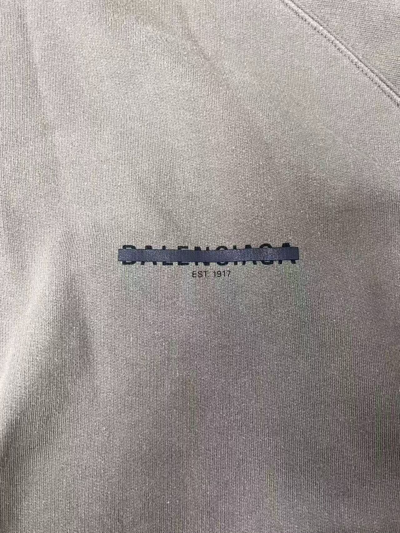 Balenciaga Balenciaga Logo Print Hooded Sweatshirt Size US M / EU 48-50 / 2 - 3 Thumbnail