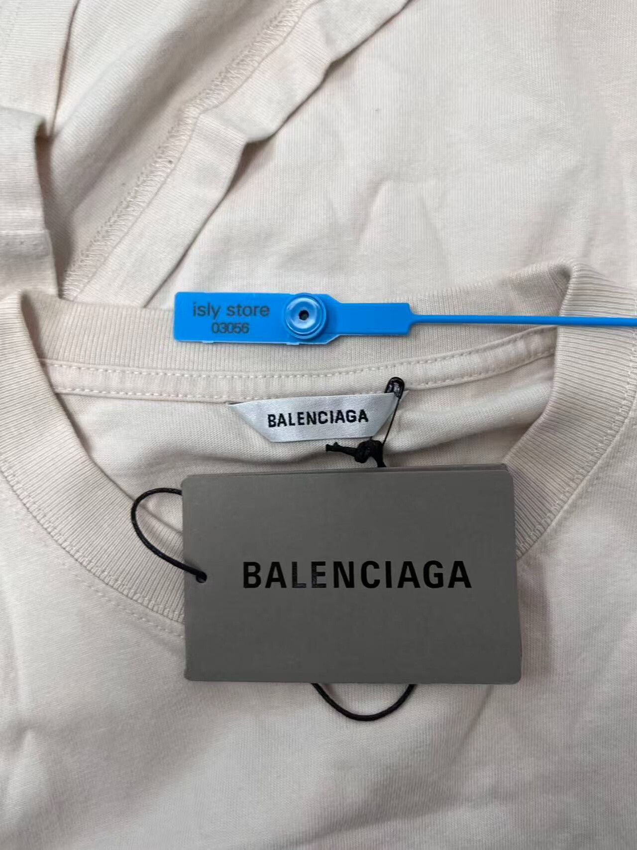 Balenciaga Balenciaga Logo Embroidered Short Sleeve T-Shirt Size L / US 10 / IT 46 - 5 Thumbnail