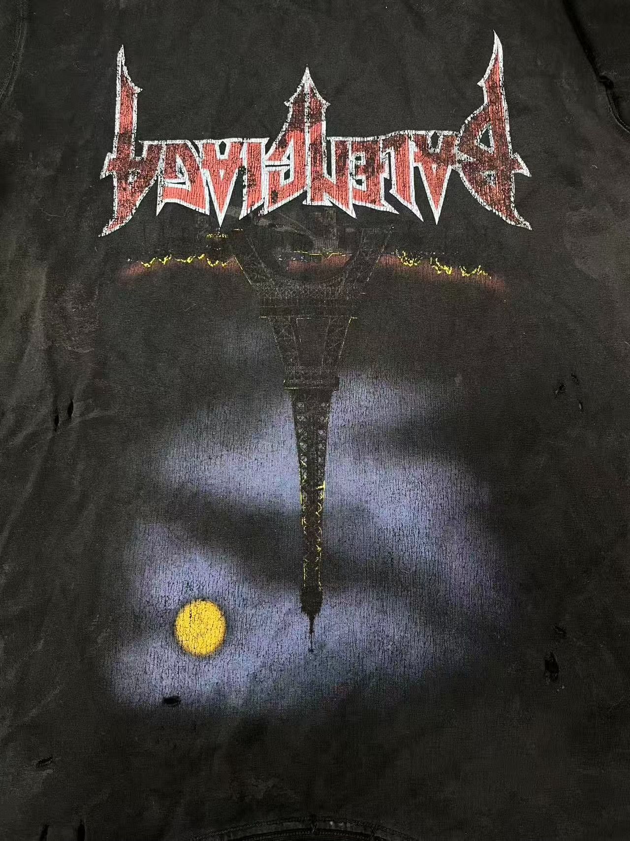 Balenciaga Balenciaga Black Graphic Print Short Sleeve T-Shirt Size US S / EU 44-46 / 1 - 3 Thumbnail