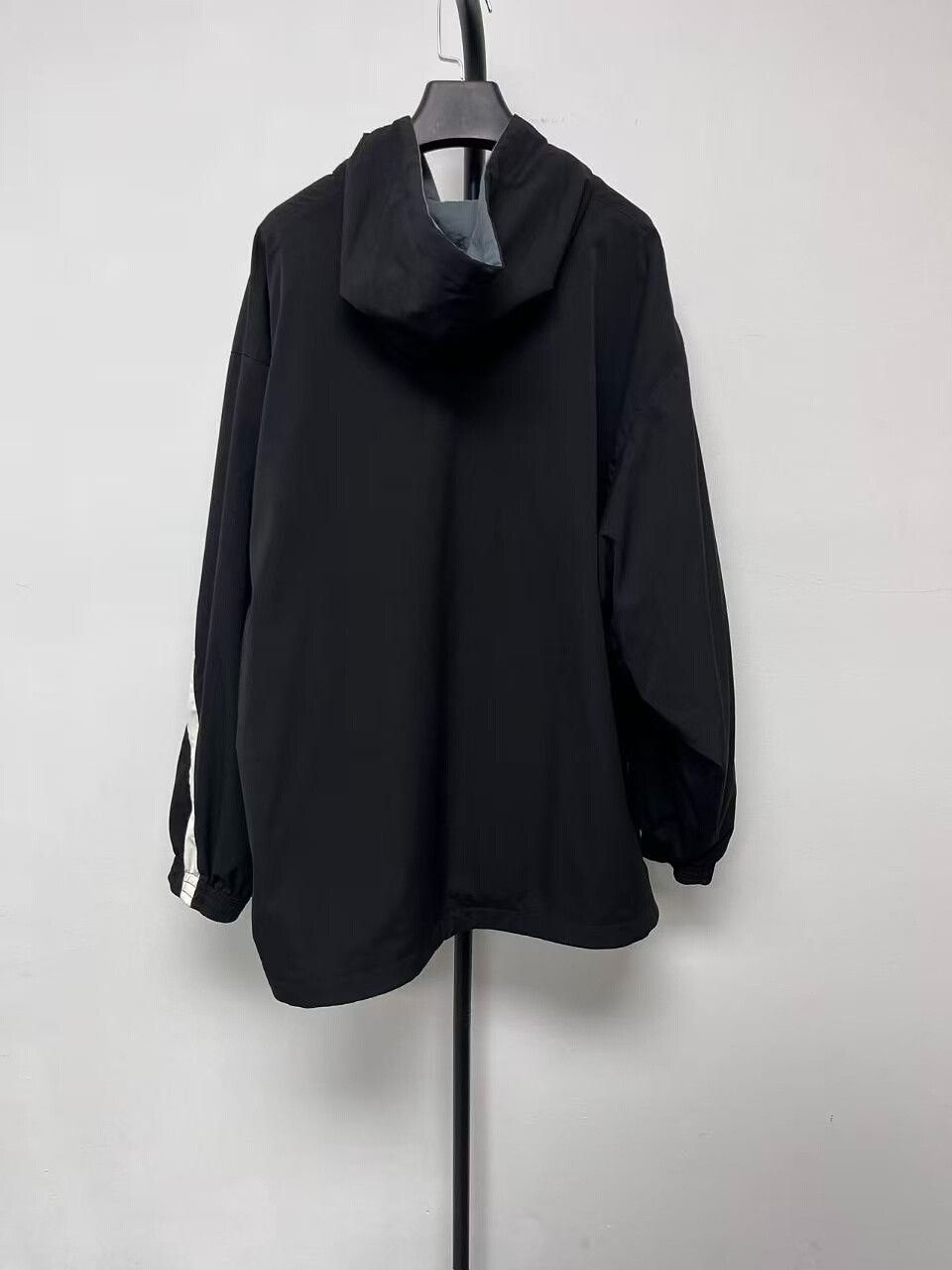 Balenciaga black hooded zip-up jacket by Balenciaga Size US L / EU 52-54 / 3 - 2 Thumbnail