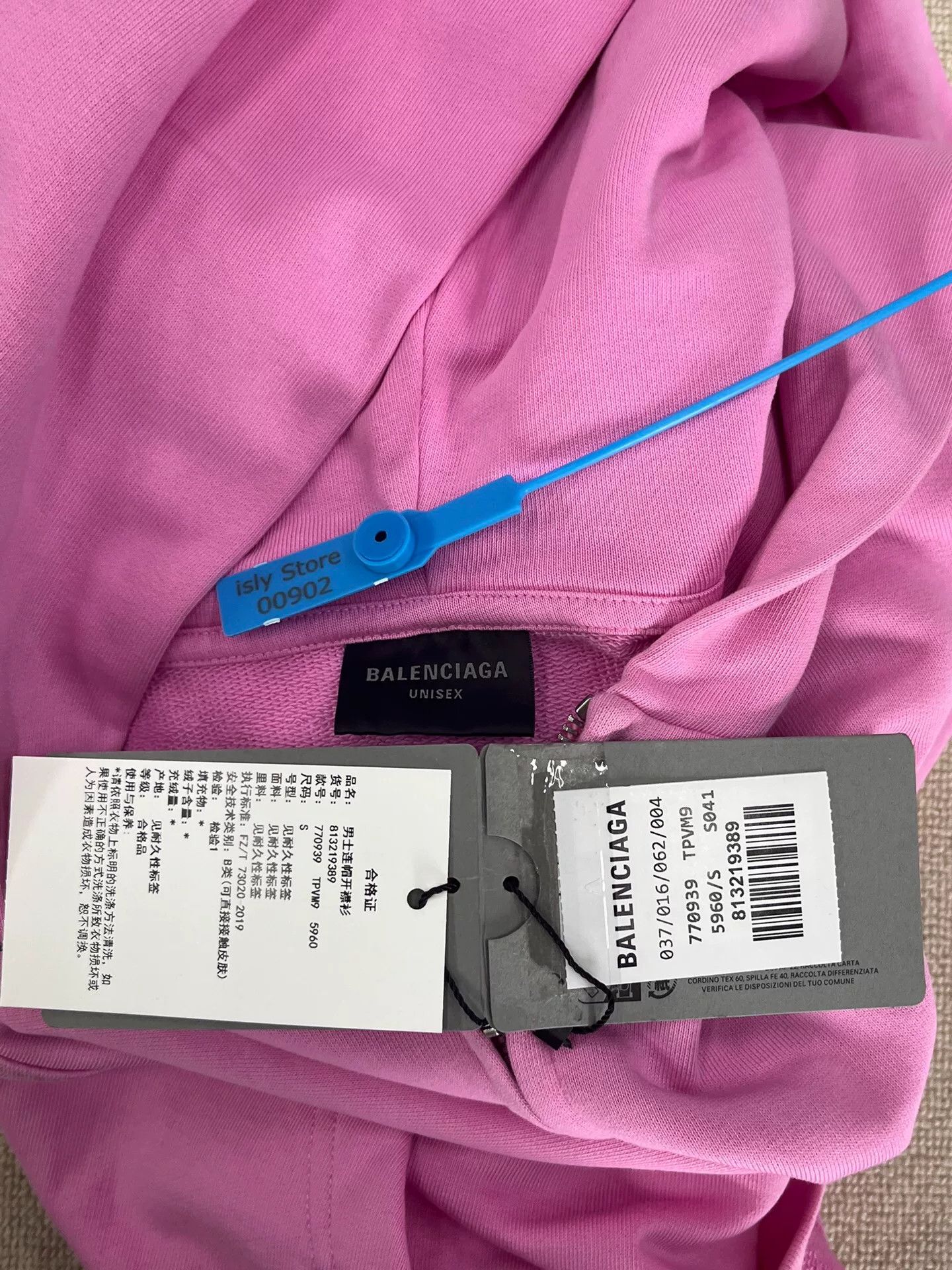 Balenciaga balenciaga color block pink hoodie Size US S / EU 44-46 / 1 - 5 Thumbnail