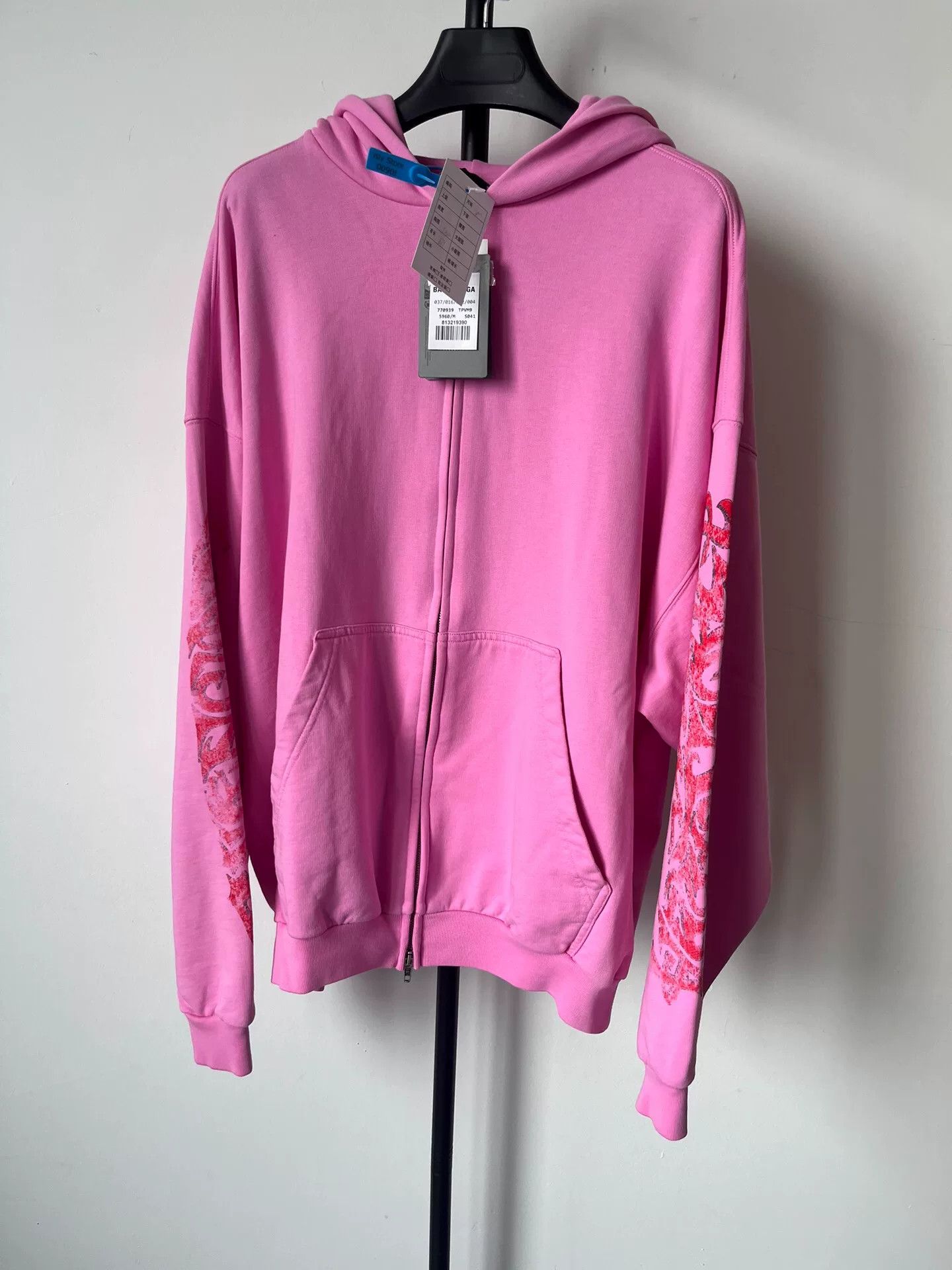 Balenciaga balenciaga color block pink hoodie Size US S / EU 44-46 / 1 - 2 Thumbnail