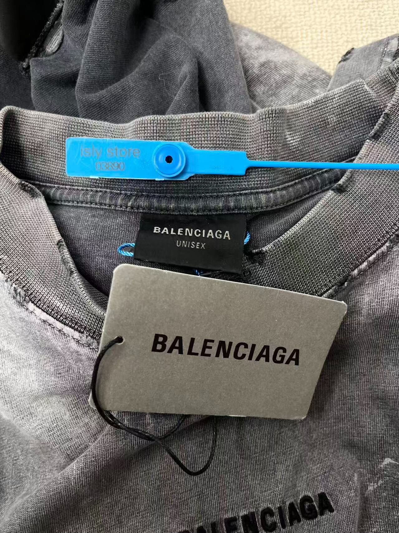Balenciaga balenciaga logo embroidery short sleeve t-shirt Size US S / EU 44-46 / 1 - 5 Thumbnail