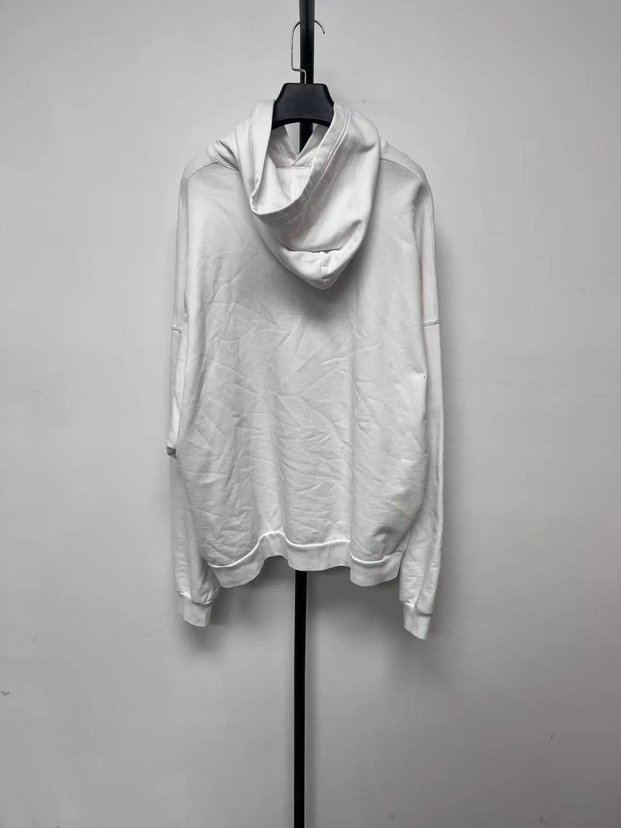 Balenciaga Balenciaga White Oversized Hoodie for Women Size M / US 6-8 / IT 42-44 - 2 Thumbnail