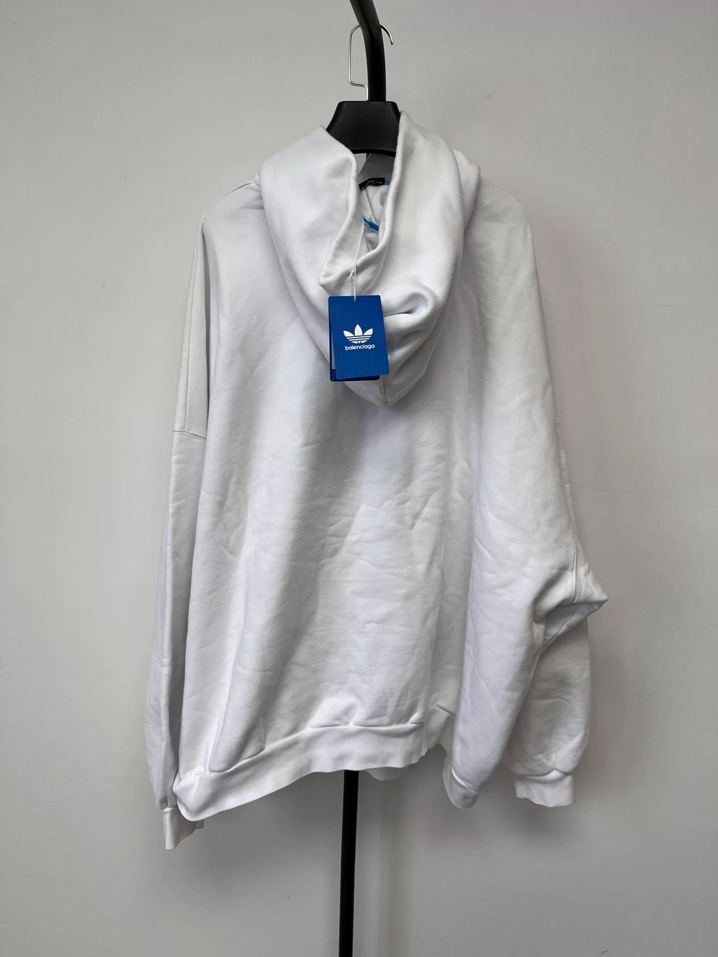Balenciaga balenciaga x adidas logo print hoodie Size US L / EU 52-54 / 3 - 2 Thumbnail
