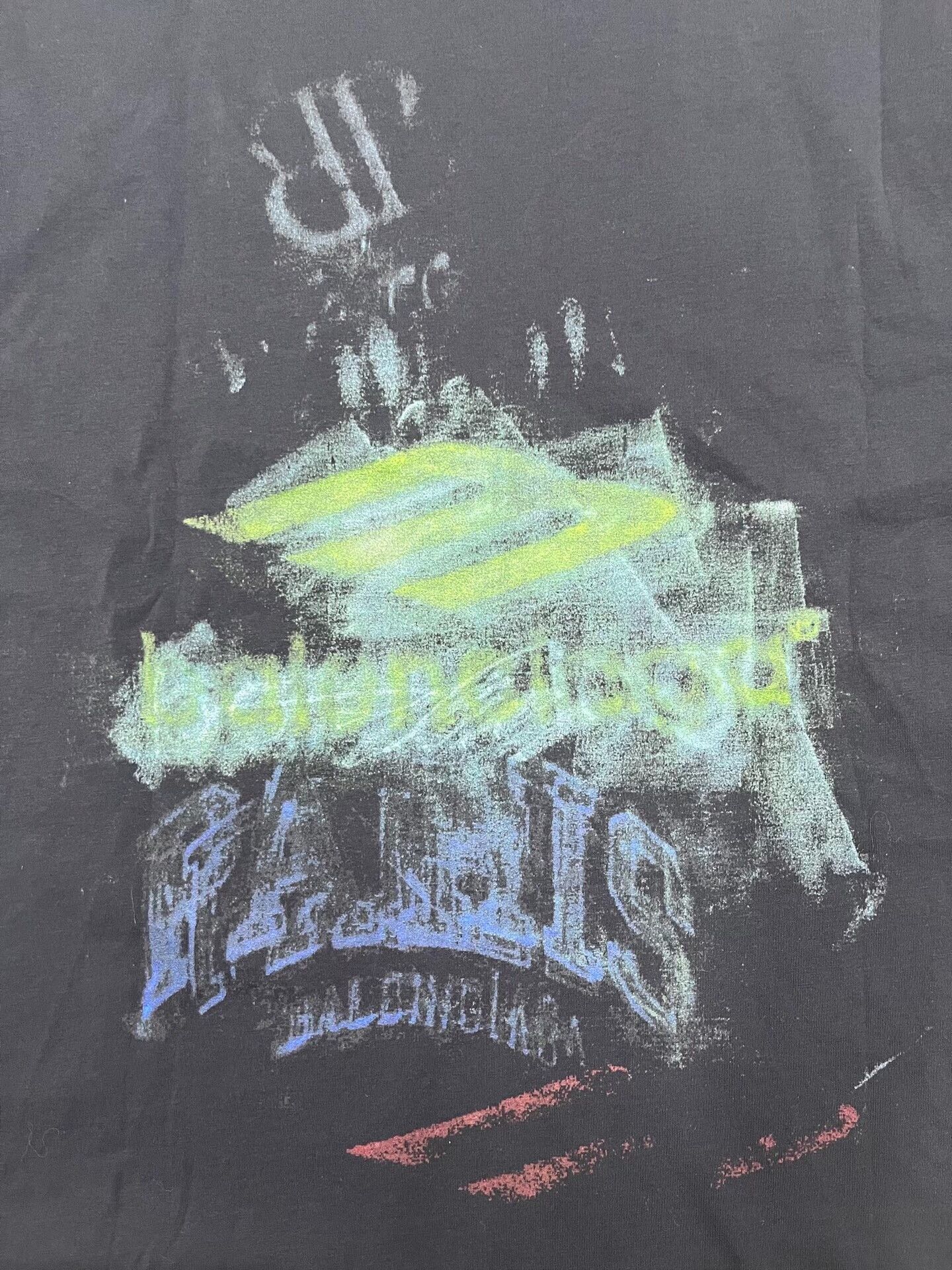 Balenciaga balenciaga ss25 faded graphic t-shirt Size US M / EU 48-50 / 2 - 3 Thumbnail