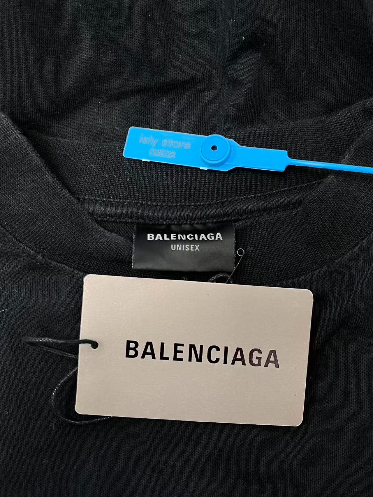 Balenciaga Balenciaga Black Long Sleeve T-shirt for Women Size XS / US 0-2 / IT 36-38 - 4 Thumbnail
