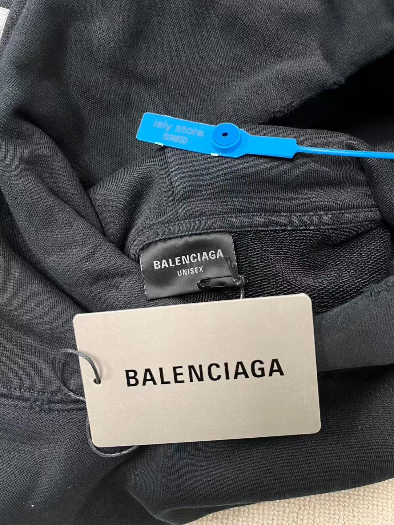 Balenciaga balenciaga logo hooded sweatshirt in black Size US XXS / EU 40 - 5 Thumbnail