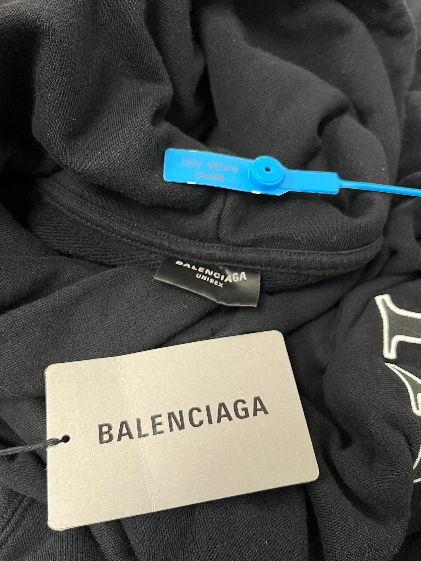 Balenciaga black balenciaga logo hooded sweatshirt Size US M / EU 48-50 / 2 - 5 Thumbnail