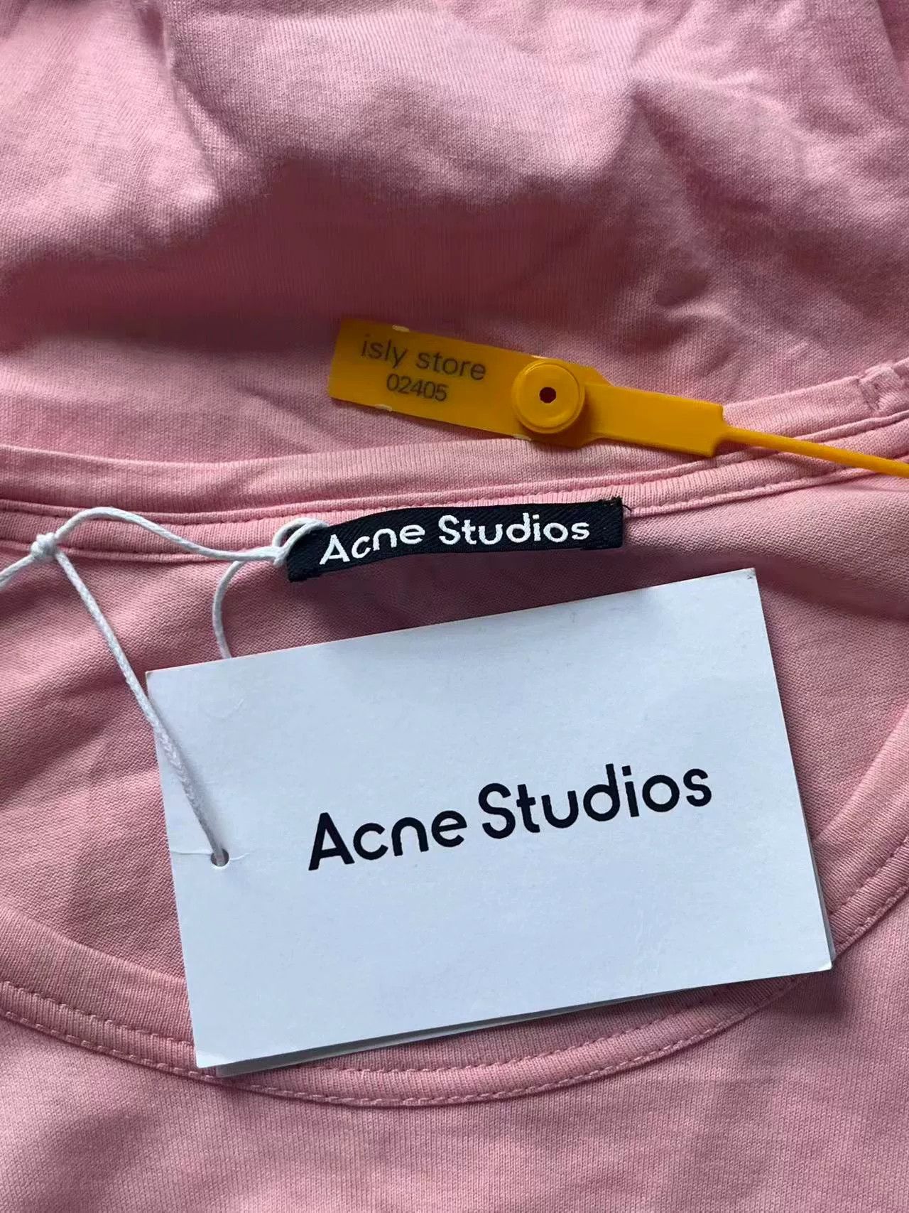 Acne Studios oversized pink acne studios t-shirt Size US M / EU 48-50 / 2 - 5 Thumbnail