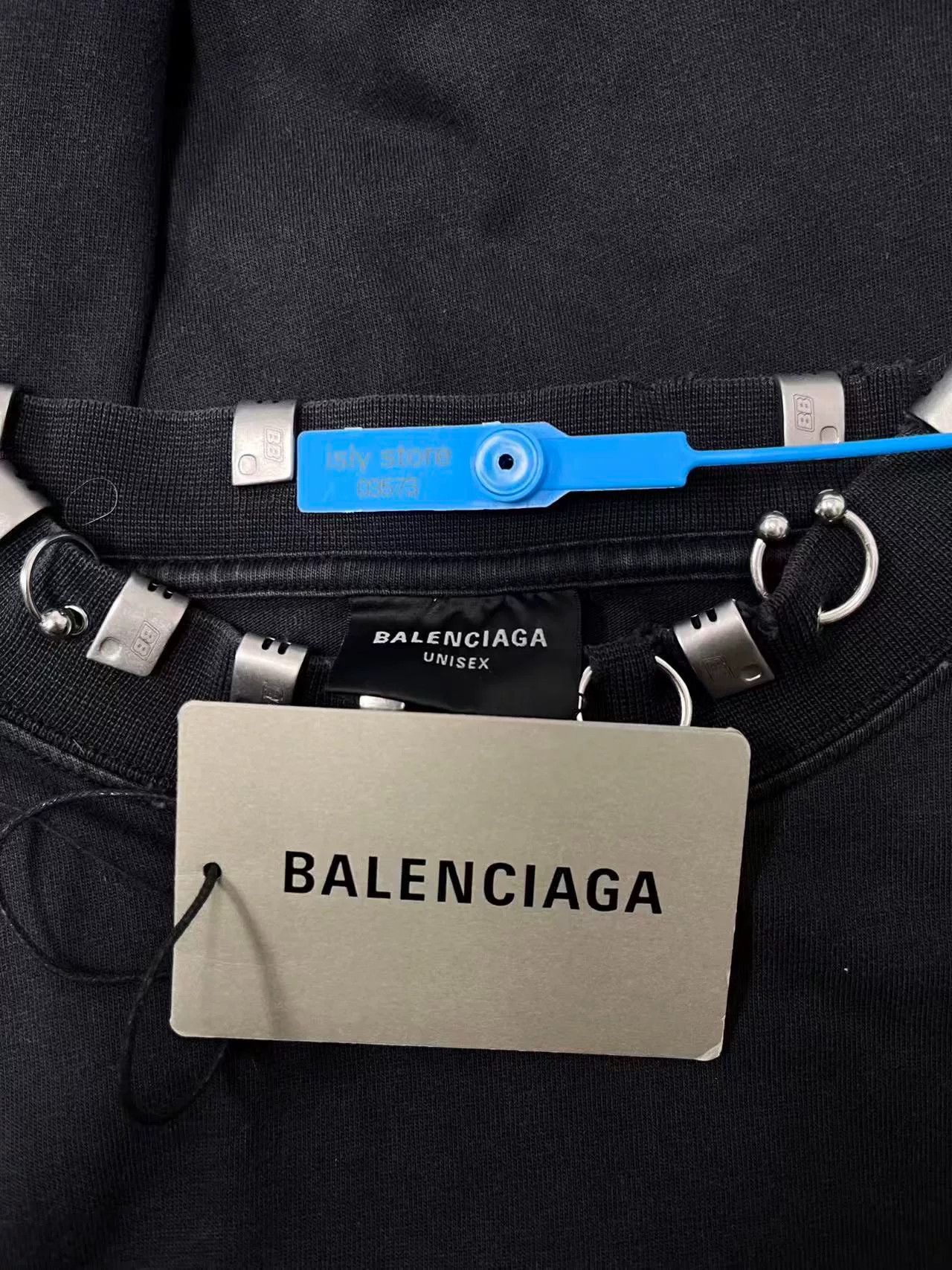 Balenciaga Balenciaga Black Short Sleeve T-Shirt for Women Size S / US 4 / IT 40 - 5 Thumbnail