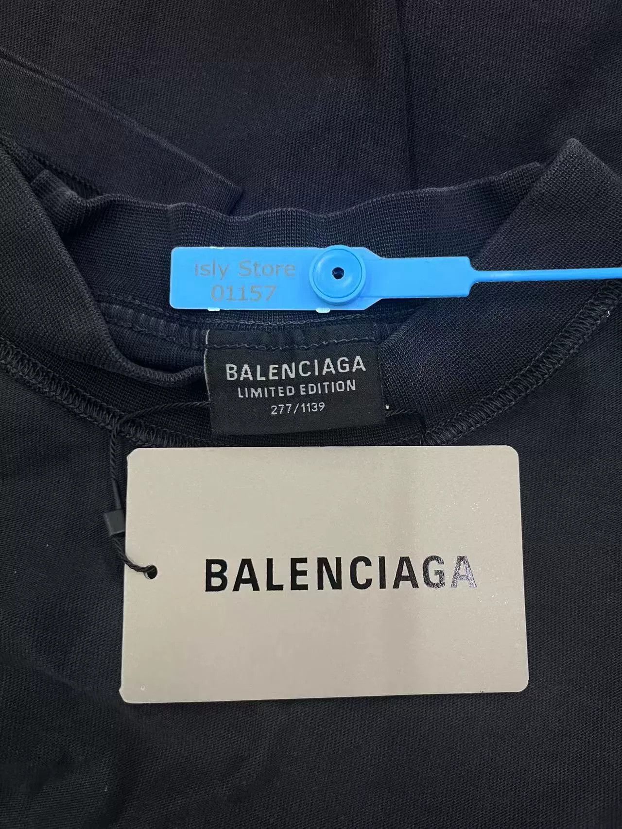 Balenciaga balenciaga bfrnd logo short sleeve t-shirt Size US S / EU 44-46 / 1 - 5 Thumbnail