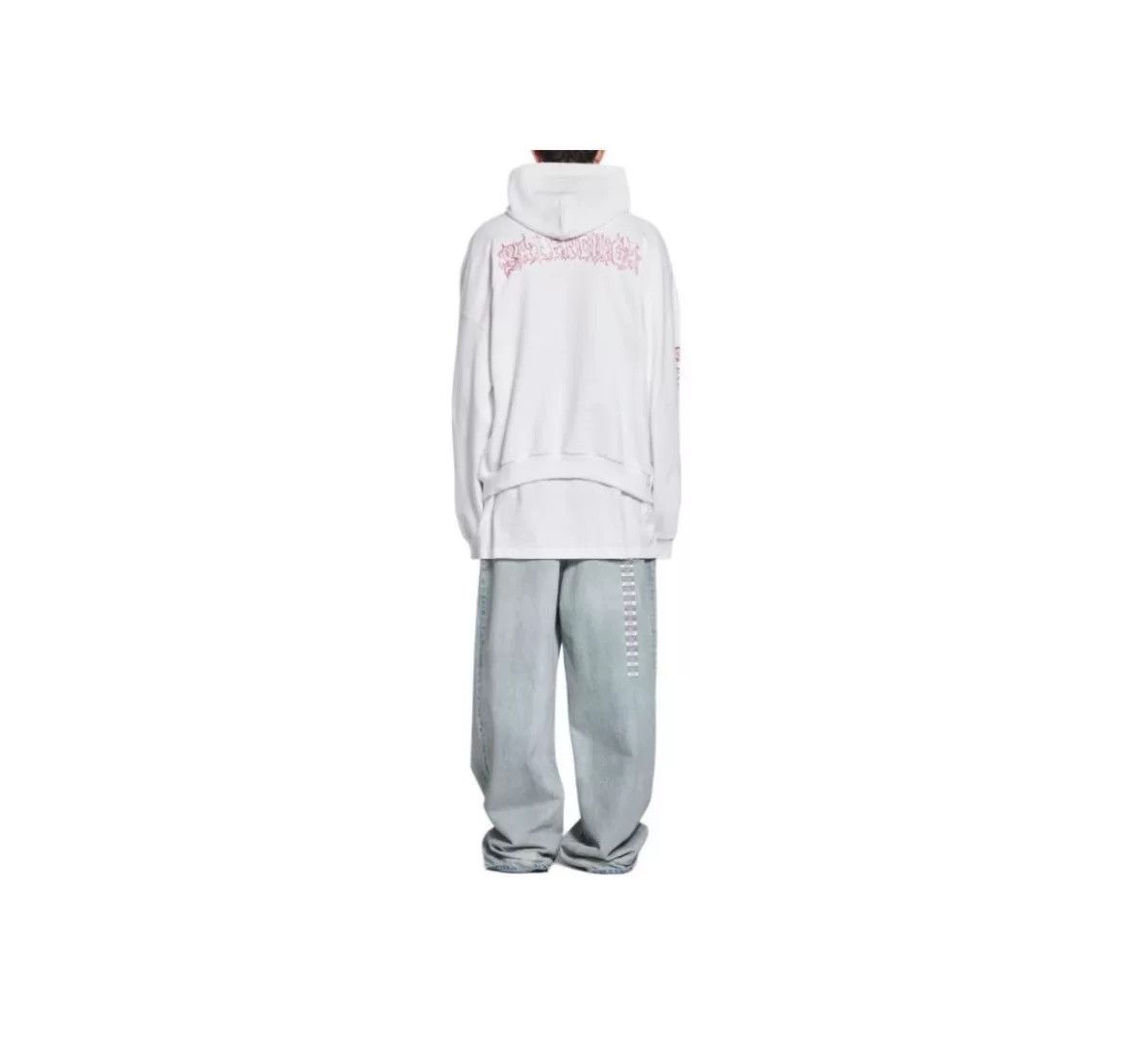 Balenciaga balenciaga dragon flame hooded sweatshirt Size US L / EU 52-54 / 3 - 7 Thumbnail