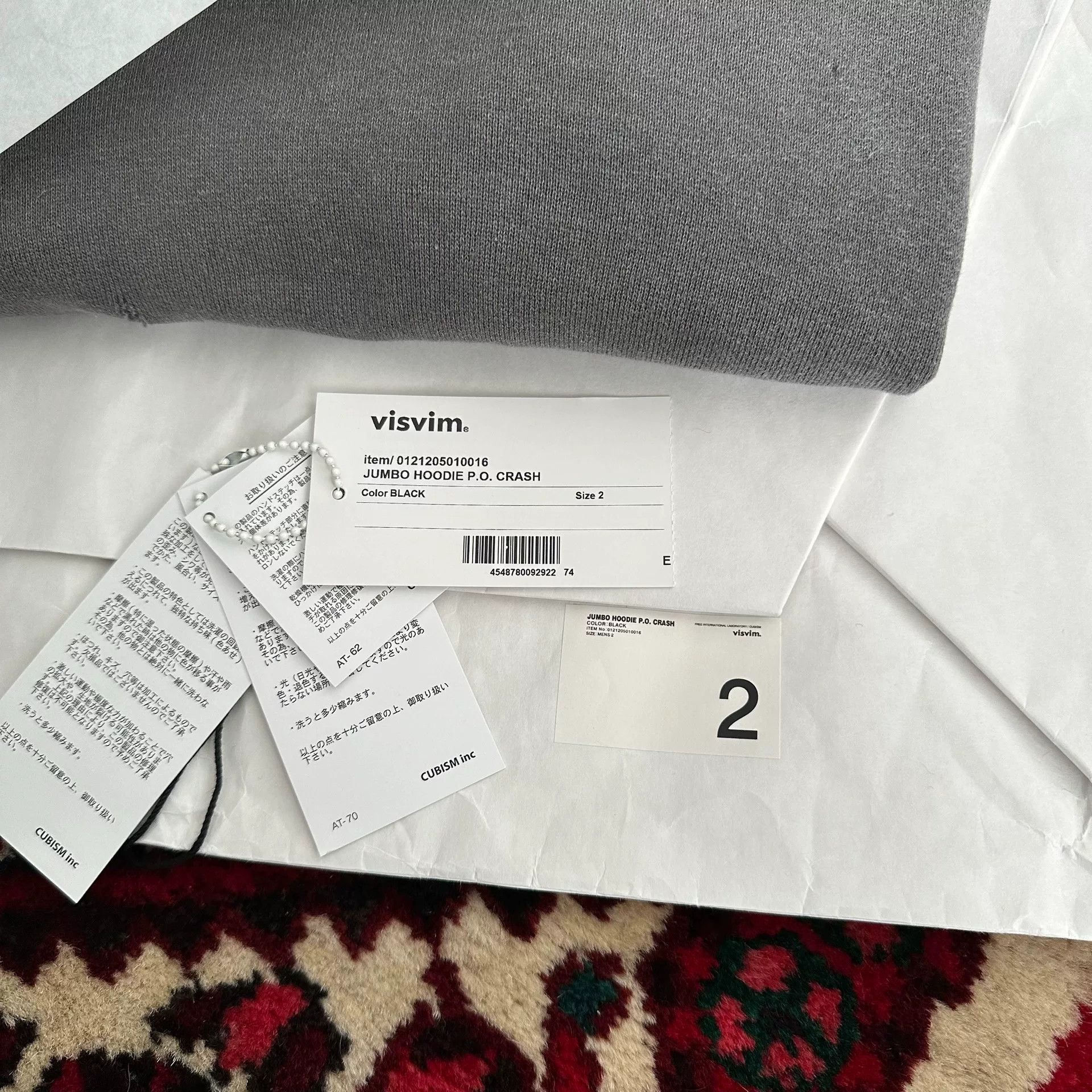 Visvim visvim jumbo hoodie in gray Size US L / EU 52-54 / 3 - 6 Thumbnail