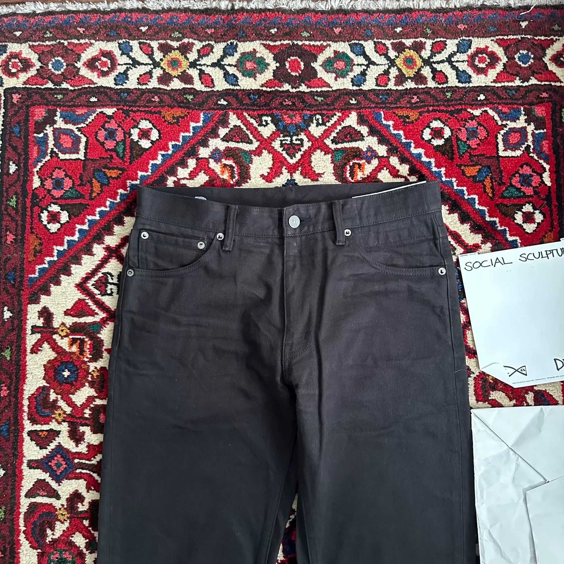 Visvim visvim black denim pants W32 L30 Size US 32 / EU 48 - 3 Thumbnail