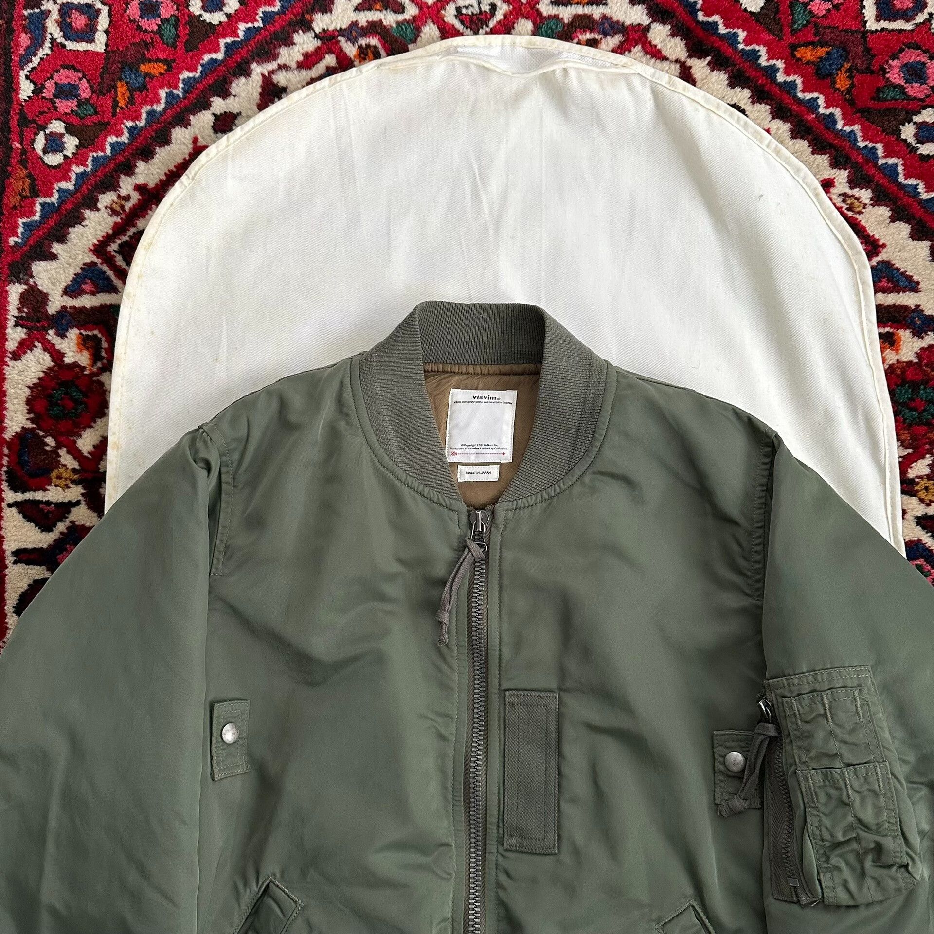 visvim thorson jacket with collage design
