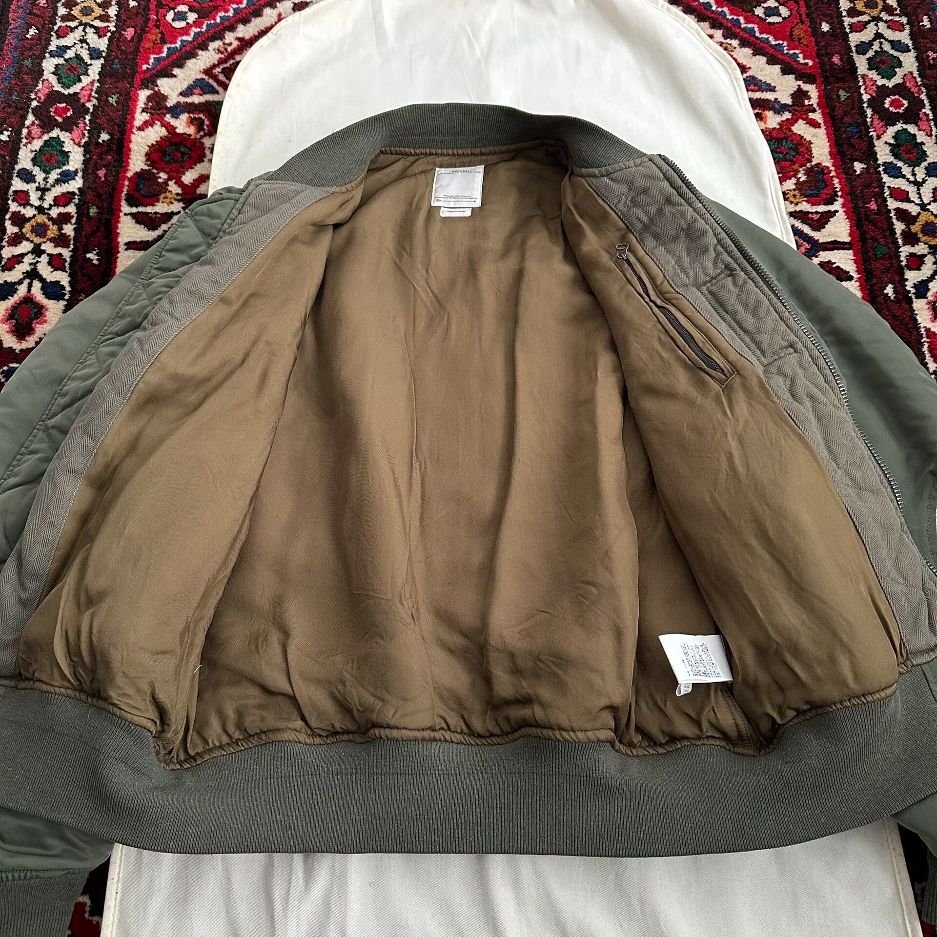 visvim thorson jacket with collage design