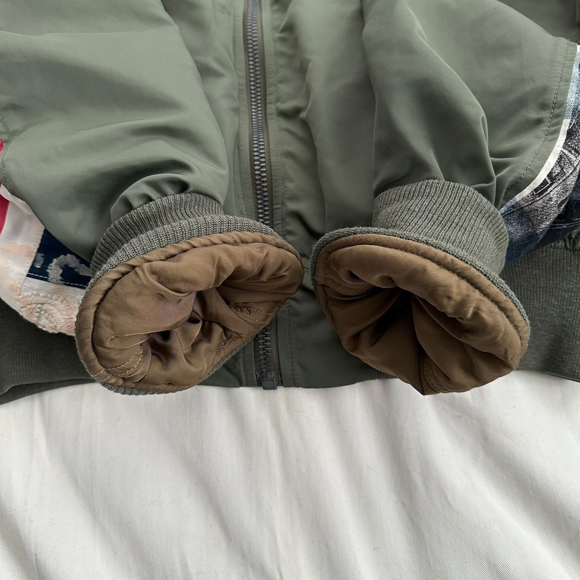 visvim thorson jacket with collage design