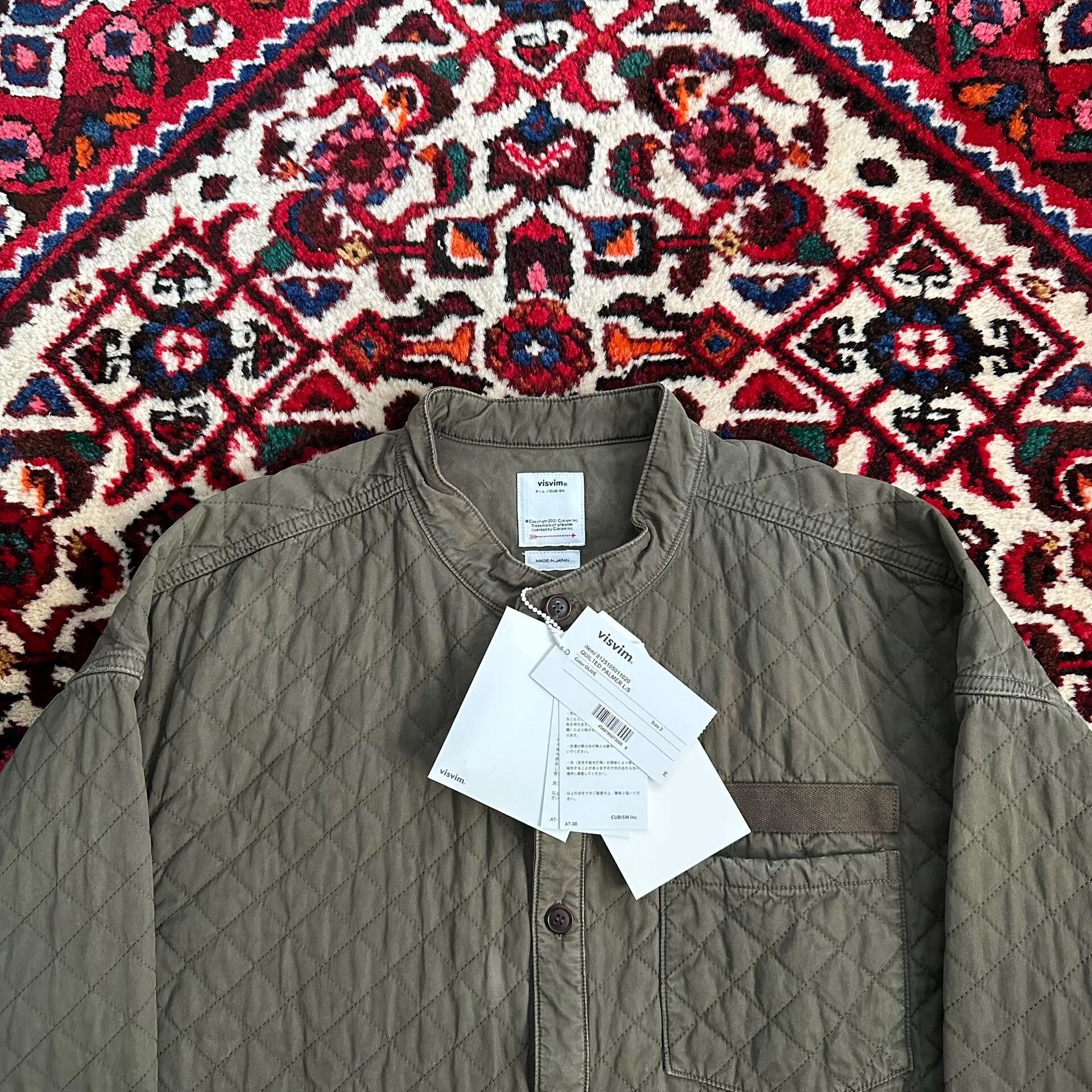 Visvim visvim quilted palmer long sleeve shirt Size US XXL / EU 58 / 5 - 5 Thumbnail
