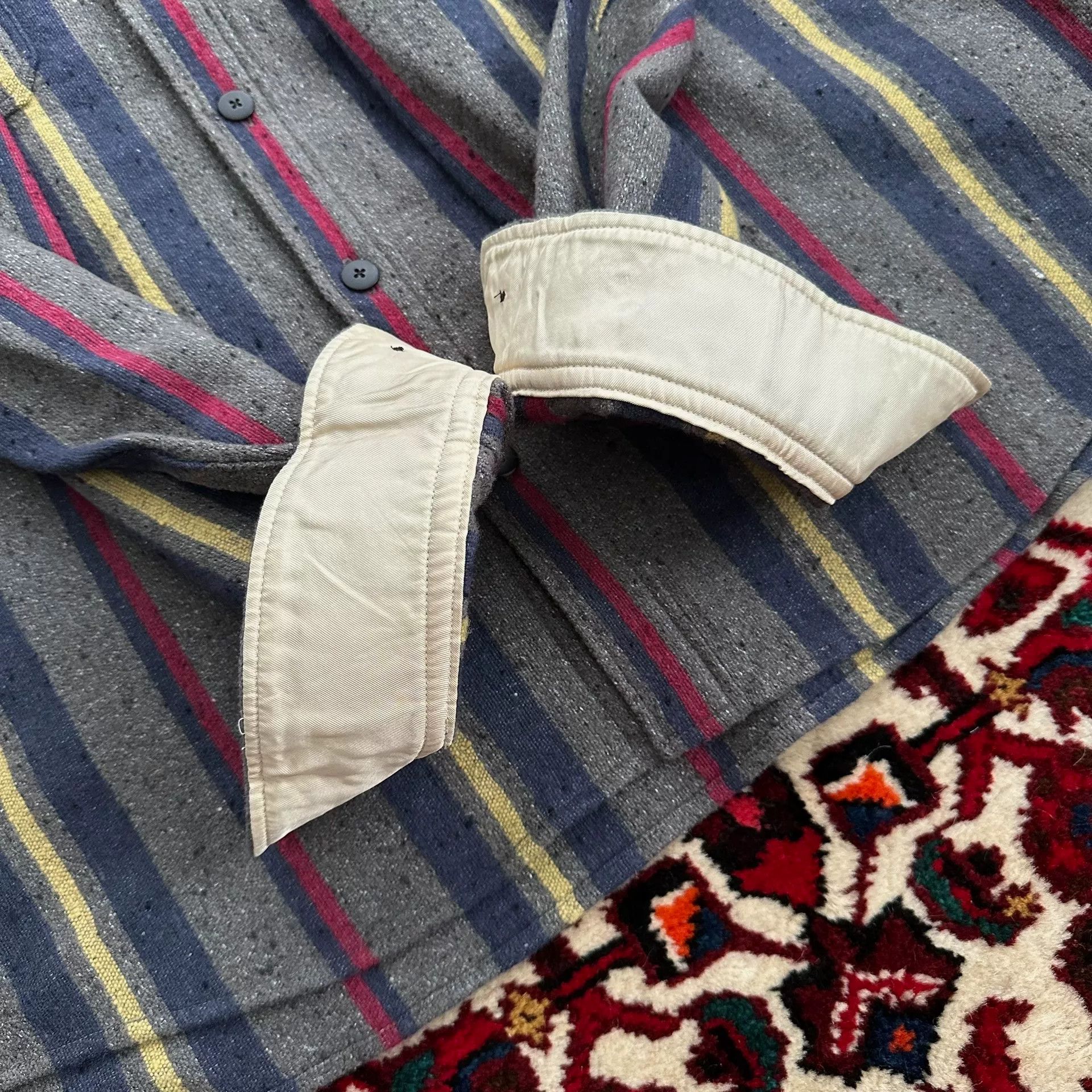 Visvim visvim lumber long sleeve striped shirt Size US L / EU 52-54 / 3 - 7 Thumbnail