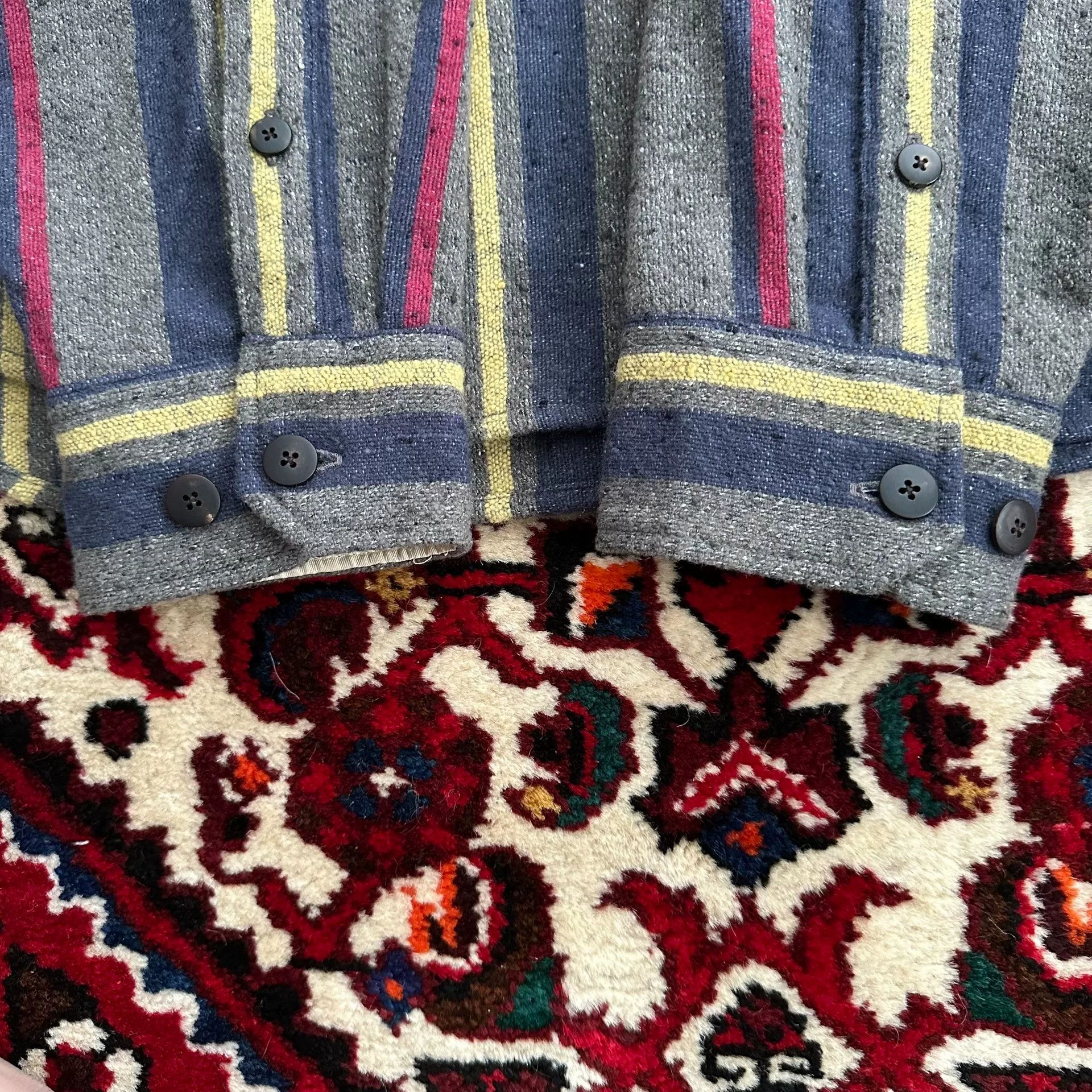 Visvim visvim lumber long sleeve striped shirt Size US L / EU 52-54 / 3 - 8 Thumbnail