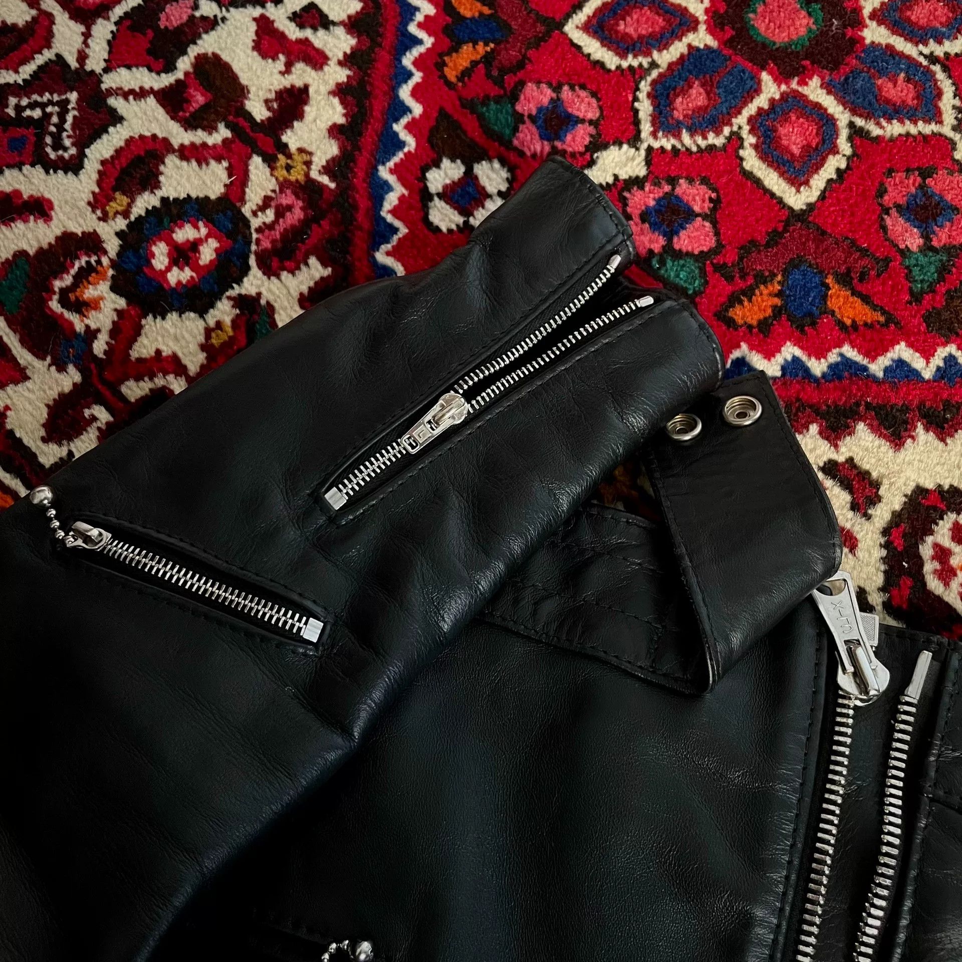 Lewis Leathers lewis leathers black leather biker jacket Size US M / EU 48-50 / 2 - 5 Thumbnail