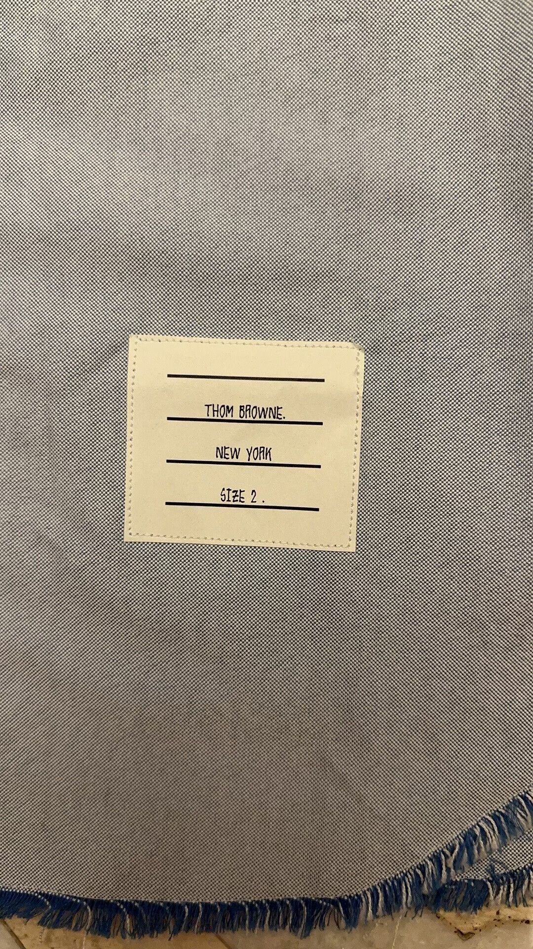 Thom Browne thom browne frayed edge shirt size 2 Size US S / EU 44-46 / 1 - 3 Thumbnail