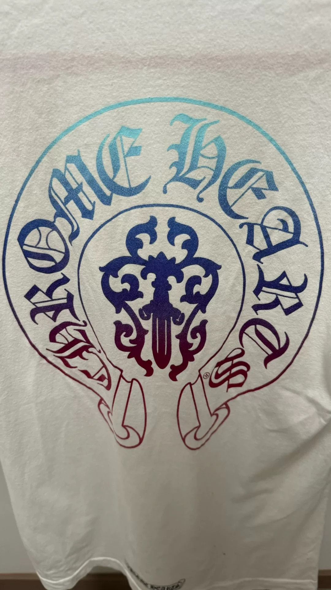 Chrome Hearts chrome hearts white pocket t-shirt with gradient Size US S / EU 44-46 / 1 - 3 Thumbnail