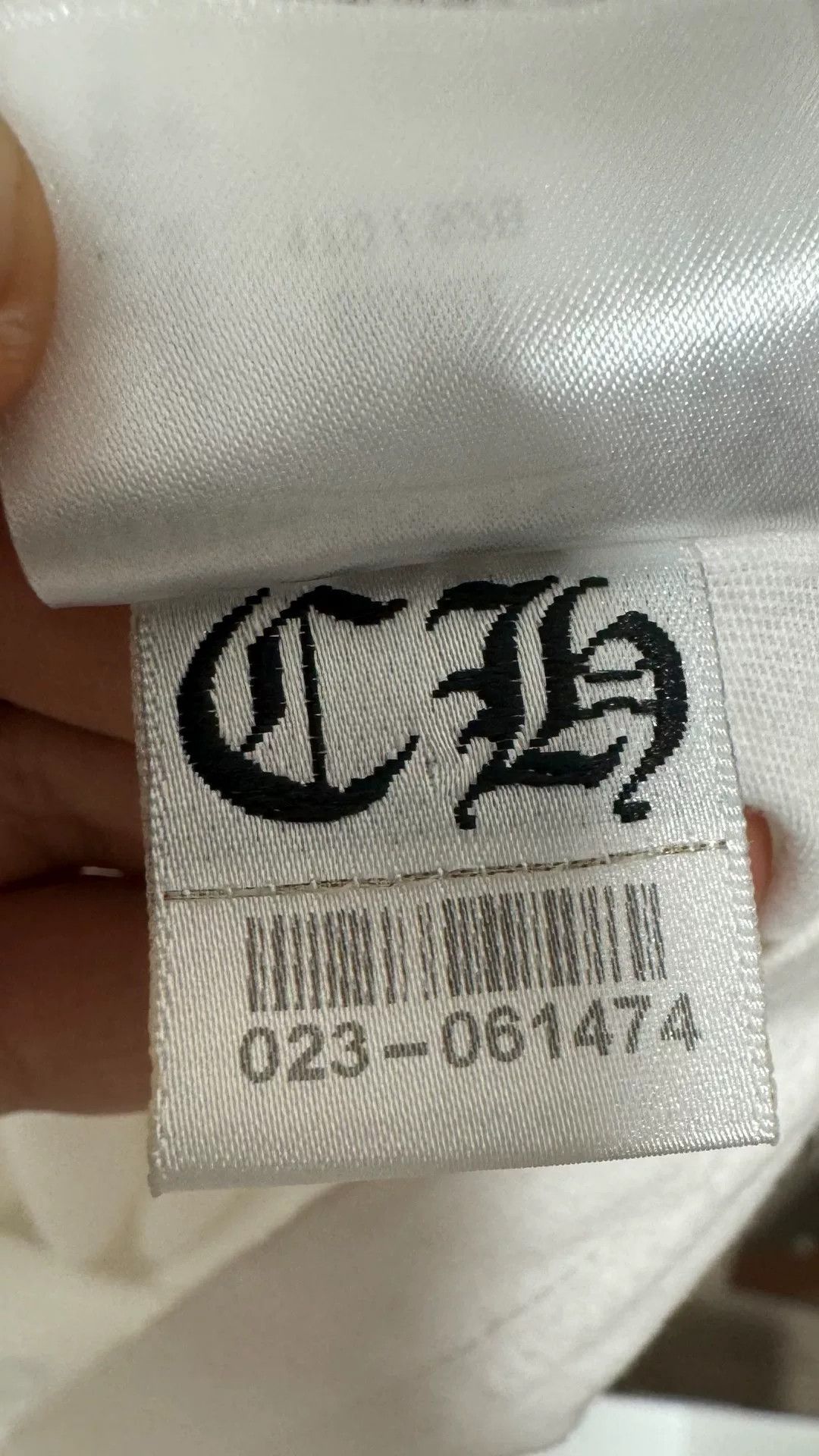 Chrome Hearts chrome hearts white pocket t-shirt with gradient Size US S / EU 44-46 / 1 - 5 Thumbnail
