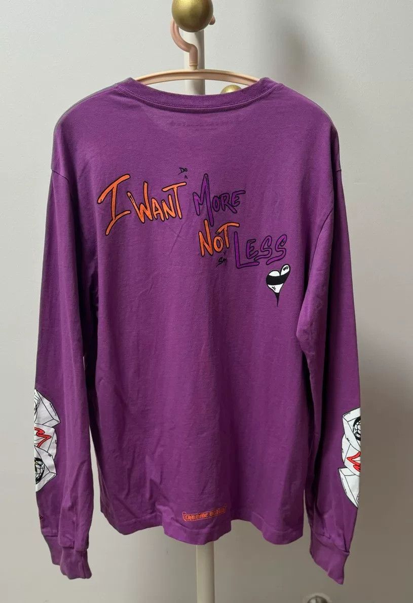Chrome Hearts chromehearts long sleeve purple shirt size L Size US L / EU 52-54 / 3 - 2 Thumbnail