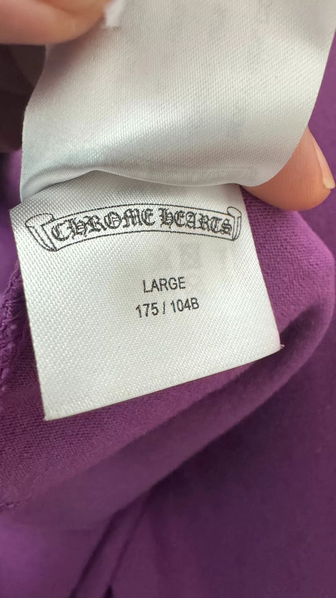Chrome Hearts chromehearts long sleeve purple shirt size L Size US L / EU 52-54 / 3 - 4 Thumbnail