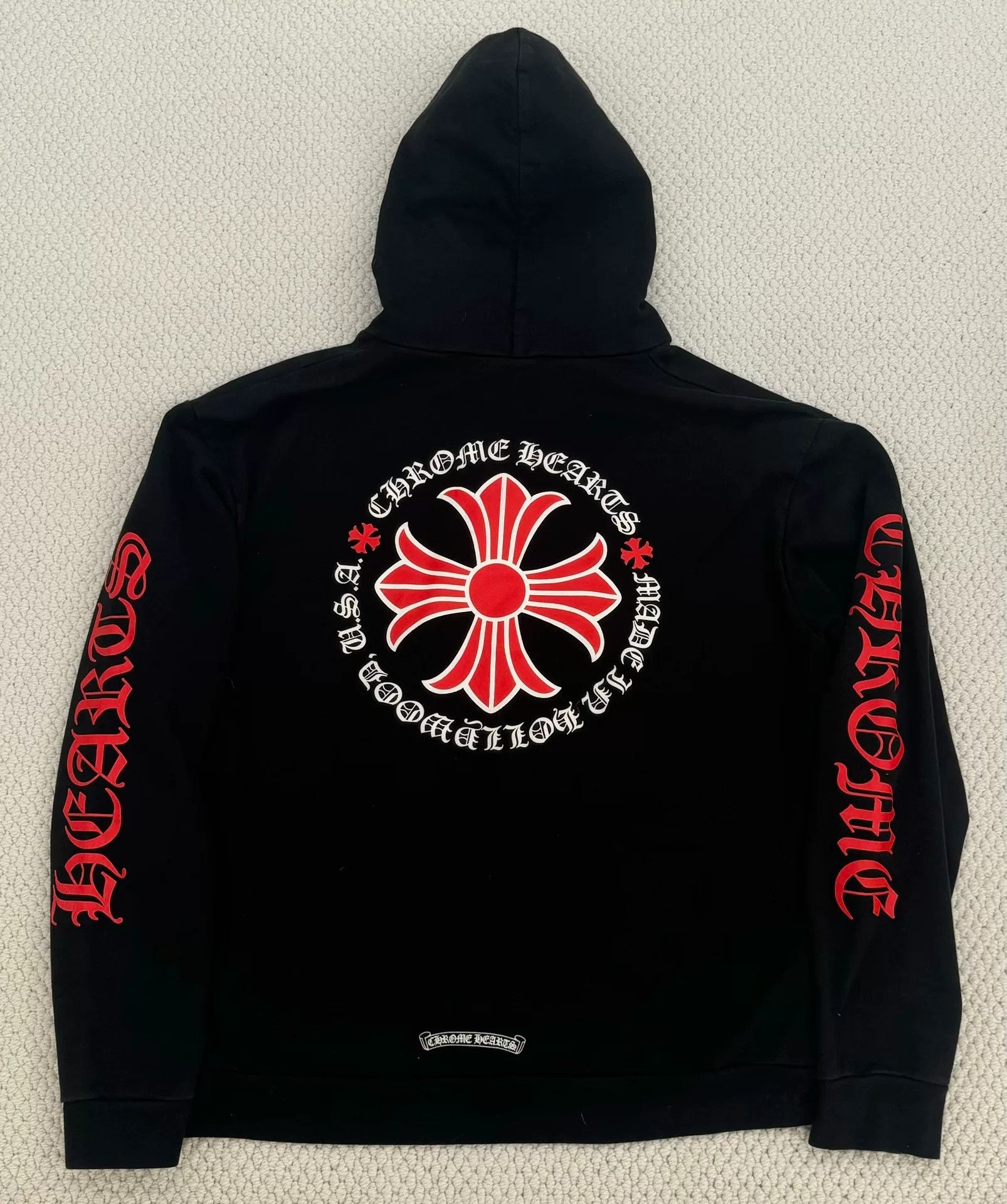 Chrome Hearts chrome hearts red circle graphic zip hoodie Size US L / EU 52-54 / 3 - 2 Thumbnail