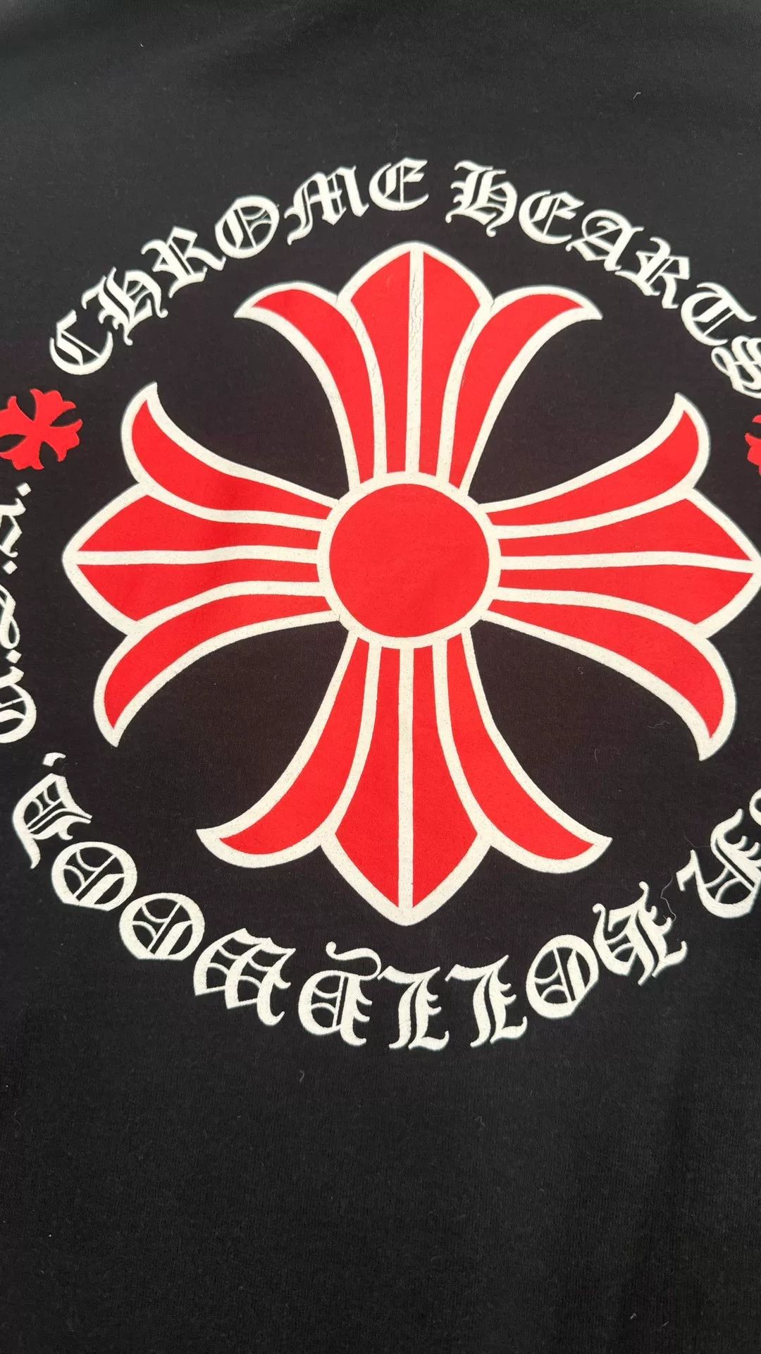 Chrome Hearts chrome hearts red circle graphic zip hoodie Size US L / EU 52-54 / 3 - 7 Thumbnail
