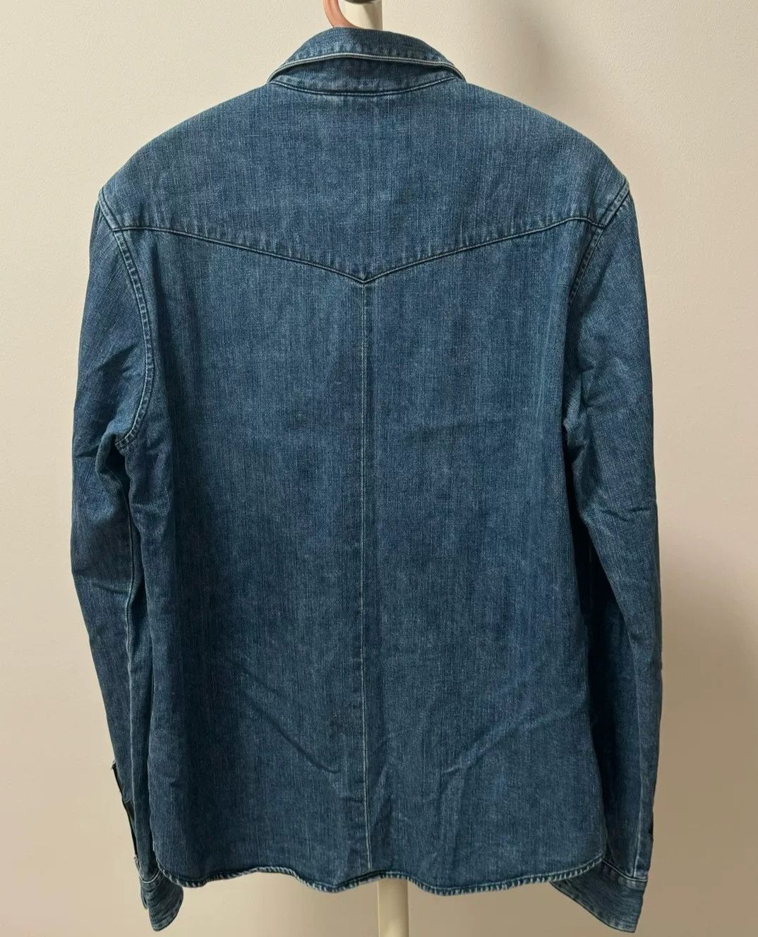 Chrome Hearts chrome hearts blue denim cross button-up shirt Size US L / EU 52-54 / 3 - 2 Thumbnail