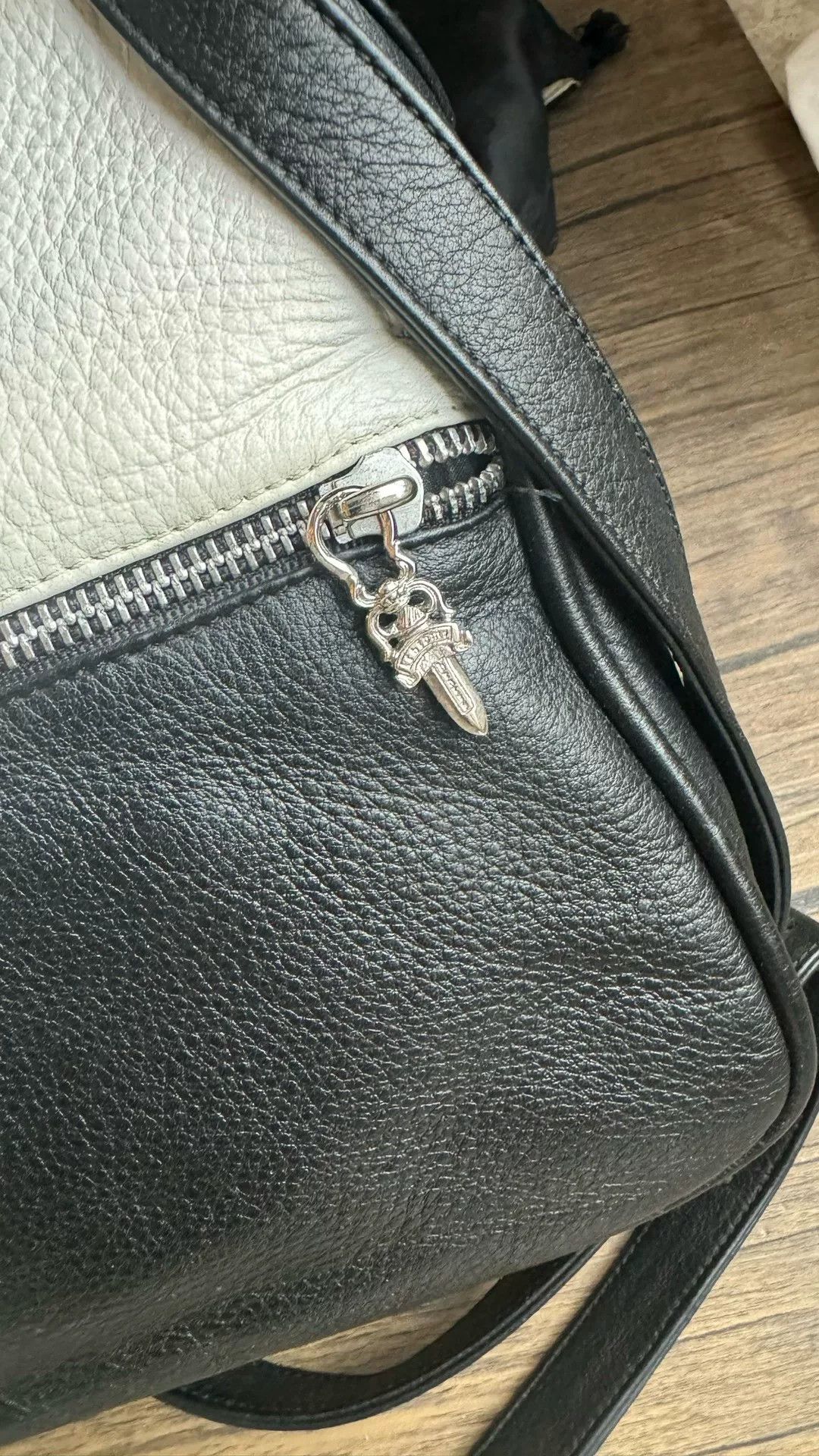 Chrome Hearts chrome hearts spike stud shoulder bag black white Size ONE SIZE - 4 Thumbnail