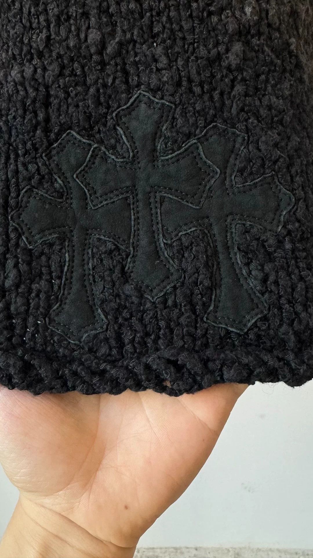 Chrome Hearts black knitted sleeveless turtleneck sweater Size S / US 4 / IT 40 - 3 Thumbnail