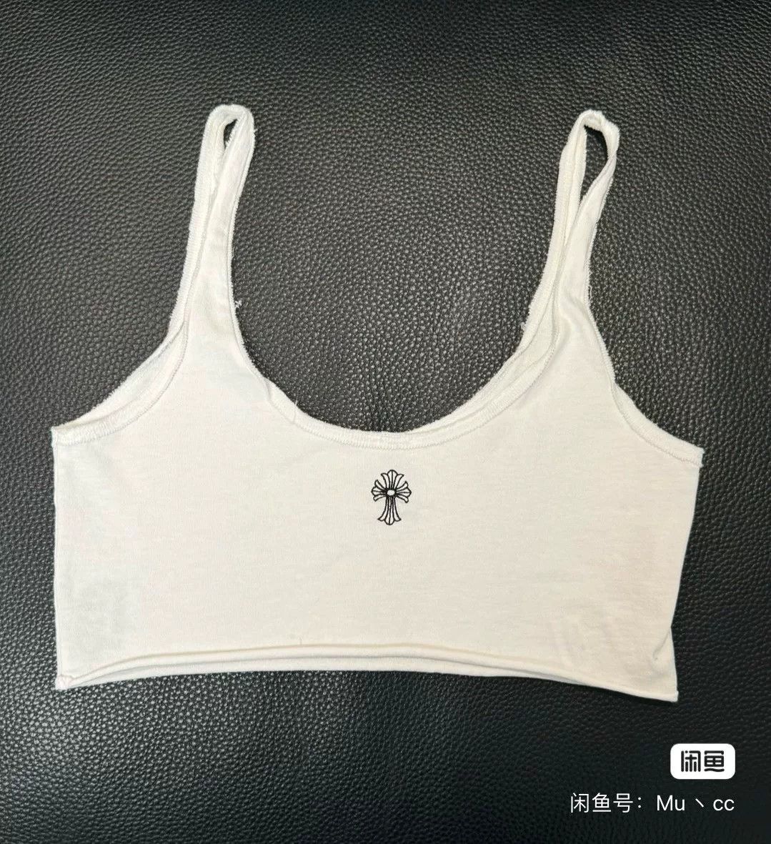 Chrome Hearts chrome hearts embroidered crop tank top Size S / US 4 / IT 40 - 2 Thumbnail