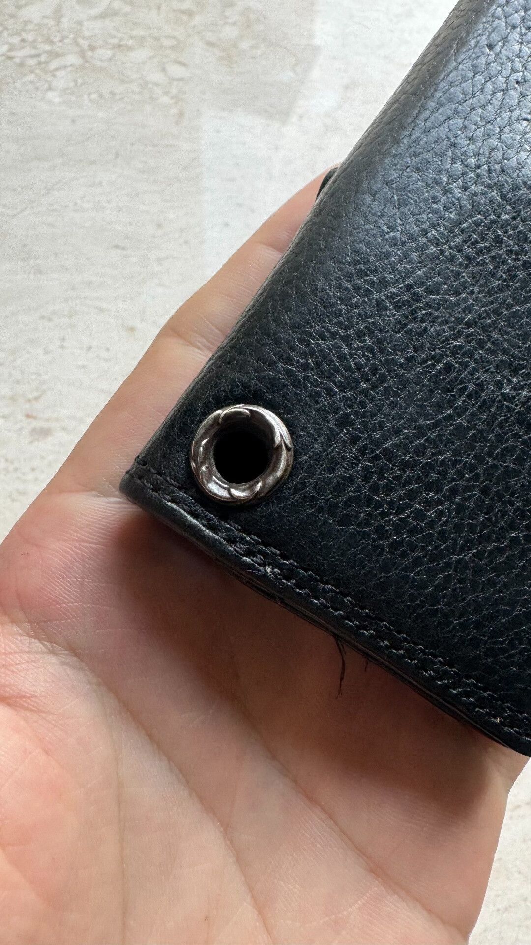 Chrome Hearts chrome hearts black leather card holder Size ONE SIZE - 4 Thumbnail