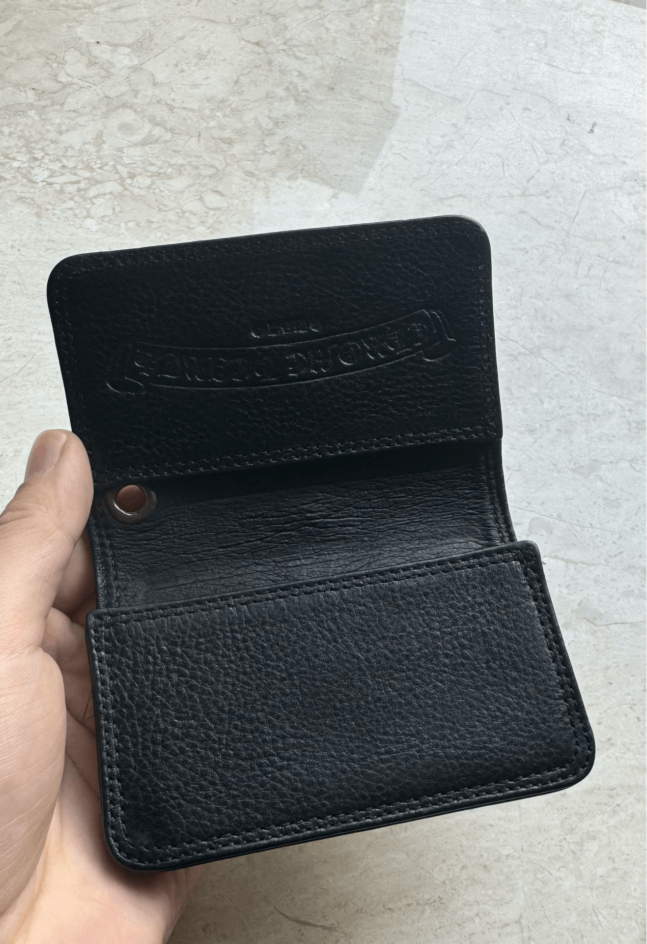 Chrome Hearts chrome hearts black leather card holder Size ONE SIZE - 5 Thumbnail