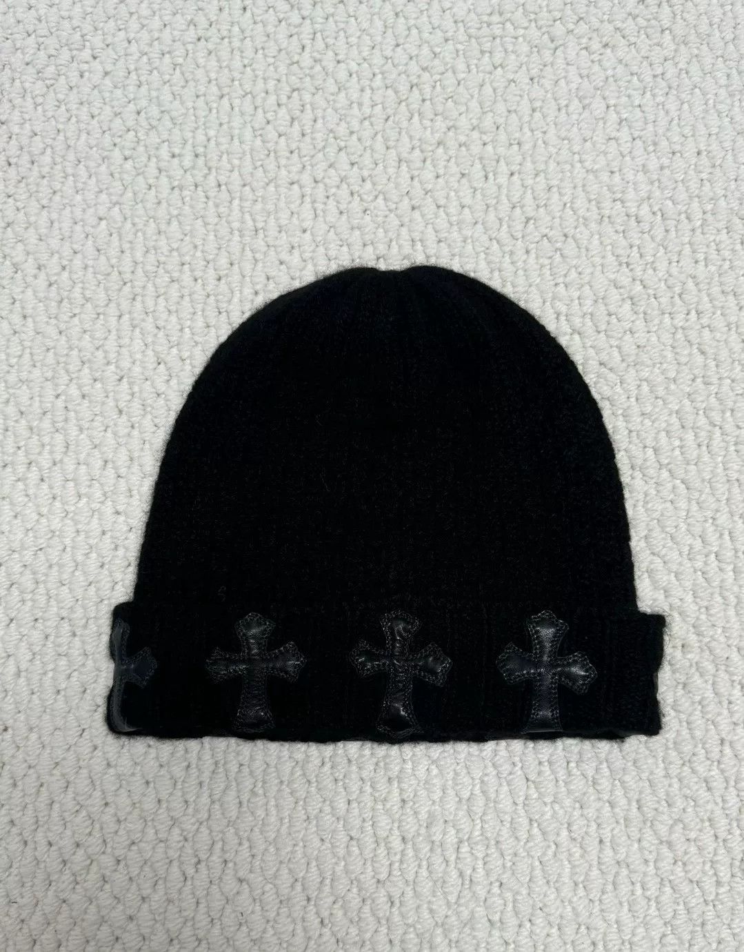 Chrome Hearts chrome hearts black cross cashmere beanie Size ONE SIZE - 2 Thumbnail