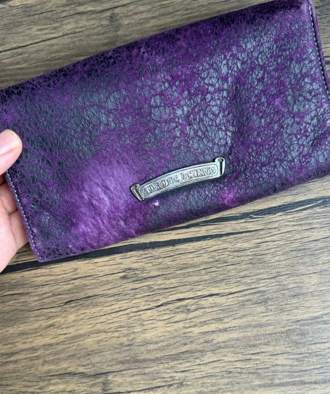 Chrome Hearts chrome hearts long wallet in purple Size ONE SIZE - 9 Thumbnail